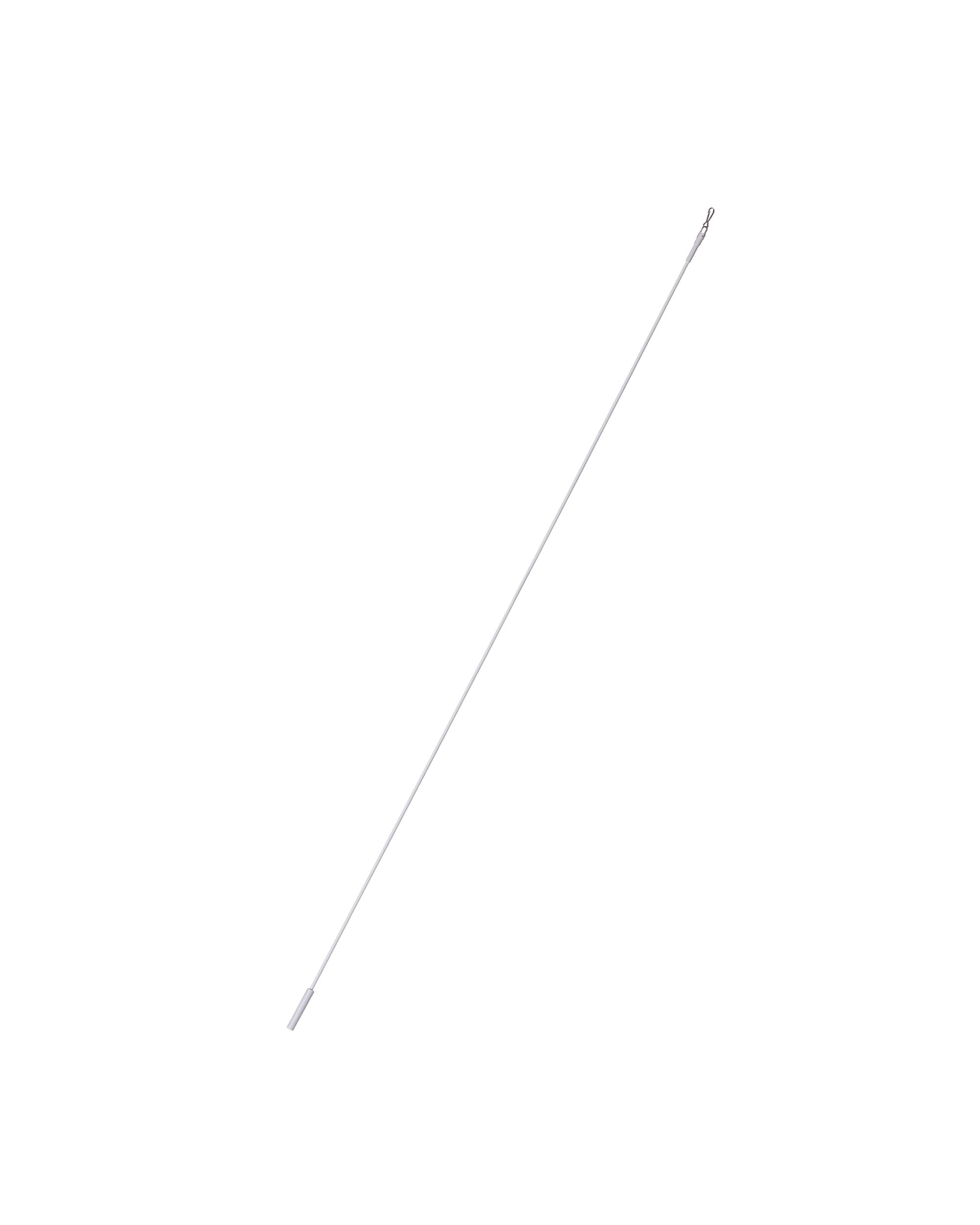 Pręt do zasłon metalowy biały 125cm