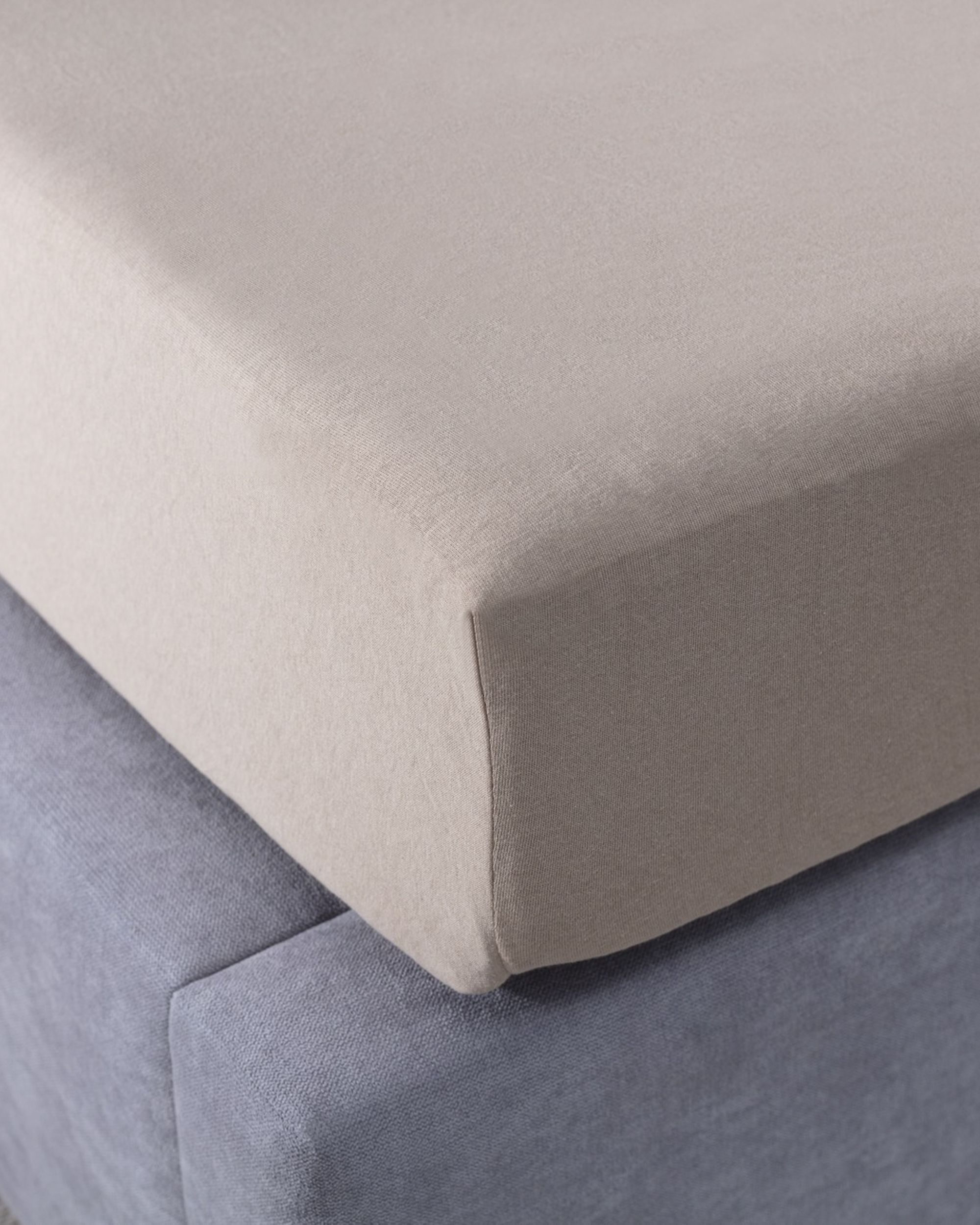 Prześcieradło jersey z gumką Jerry 90x200cm beige