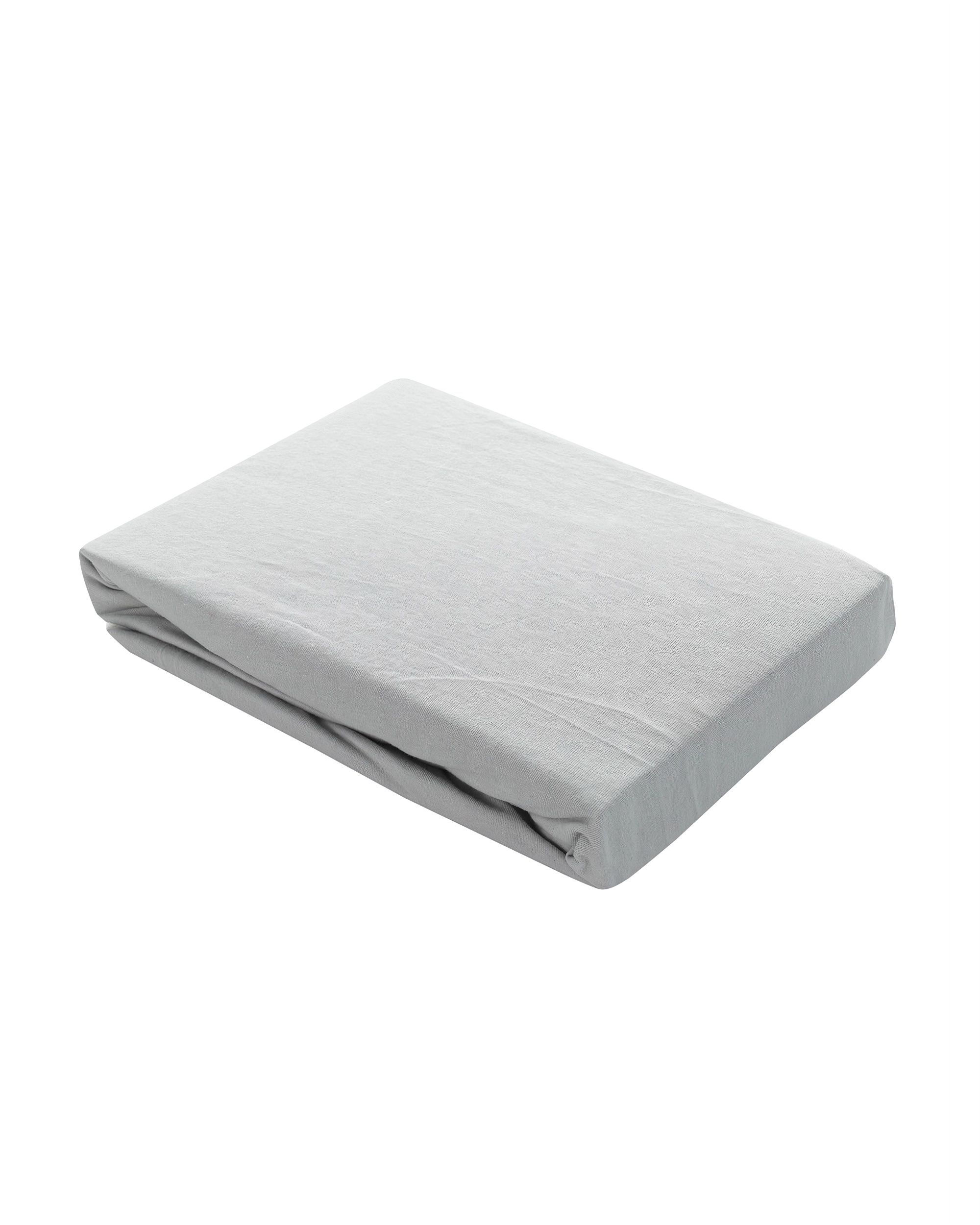 Prześcieradło jersey z gumką Jerry 220x200cm light grey (hover)