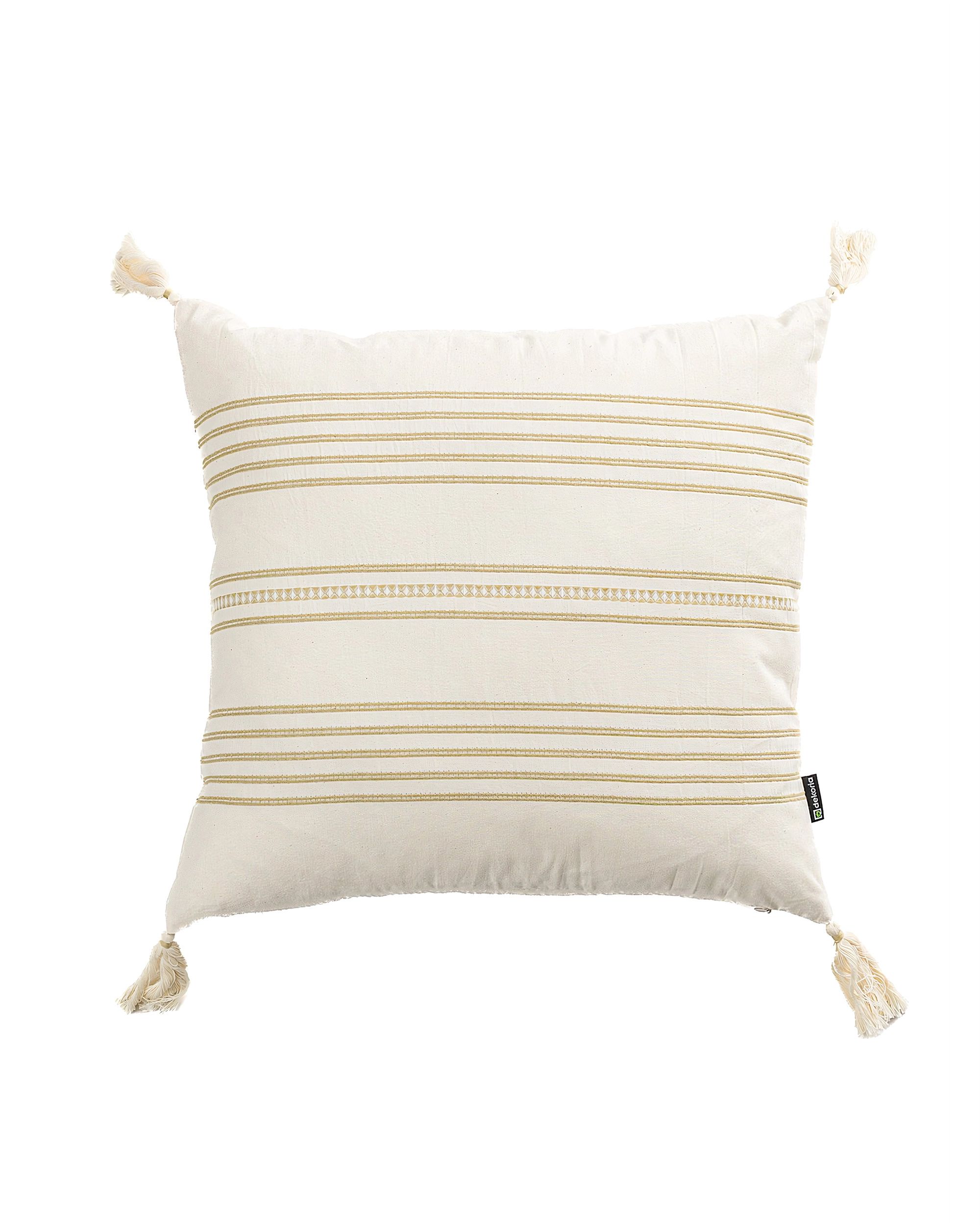 Poszewka na poduszkę Linea Sand Tassel 45x45 cm