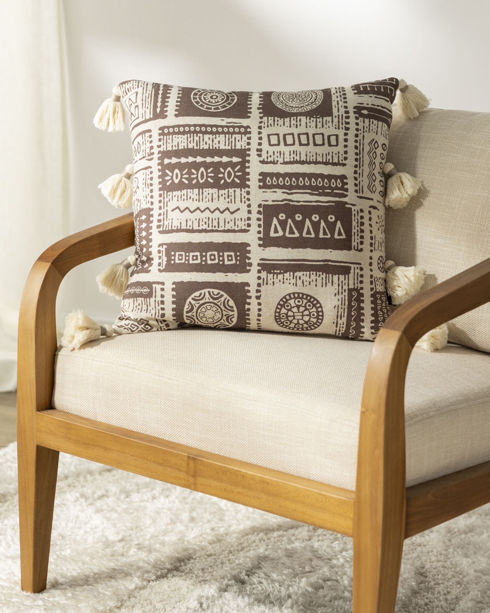 Poszewka na poduszkę Tassel Nomad Tribal 45x45 cm