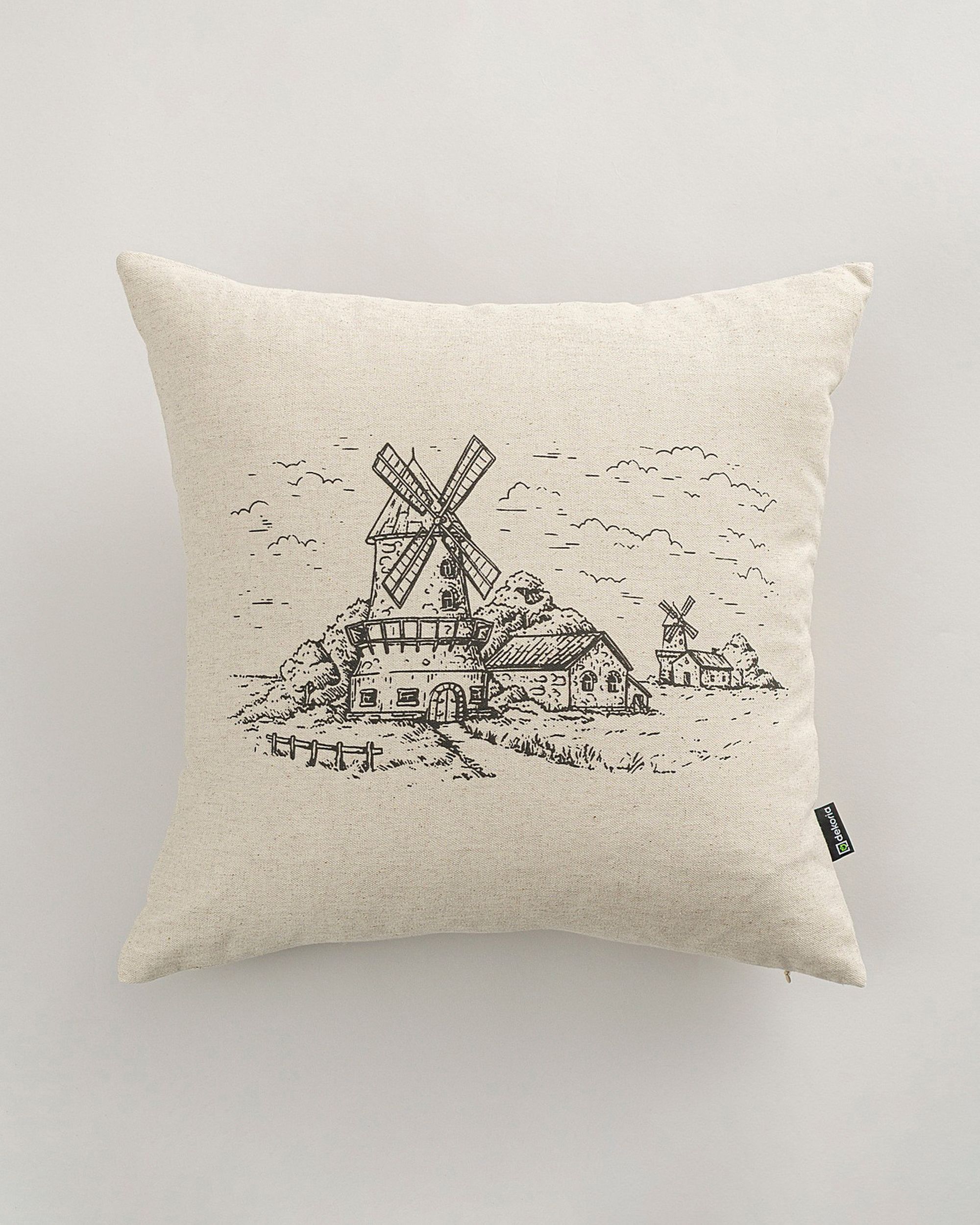 Poszewka na poduszkę Countryside Windmill 45x45 cm