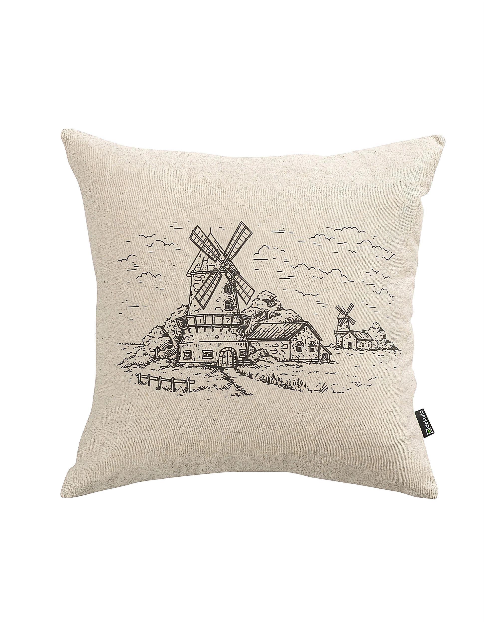 Poszewka na poduszkę Countryside Windmill 45x45 cm