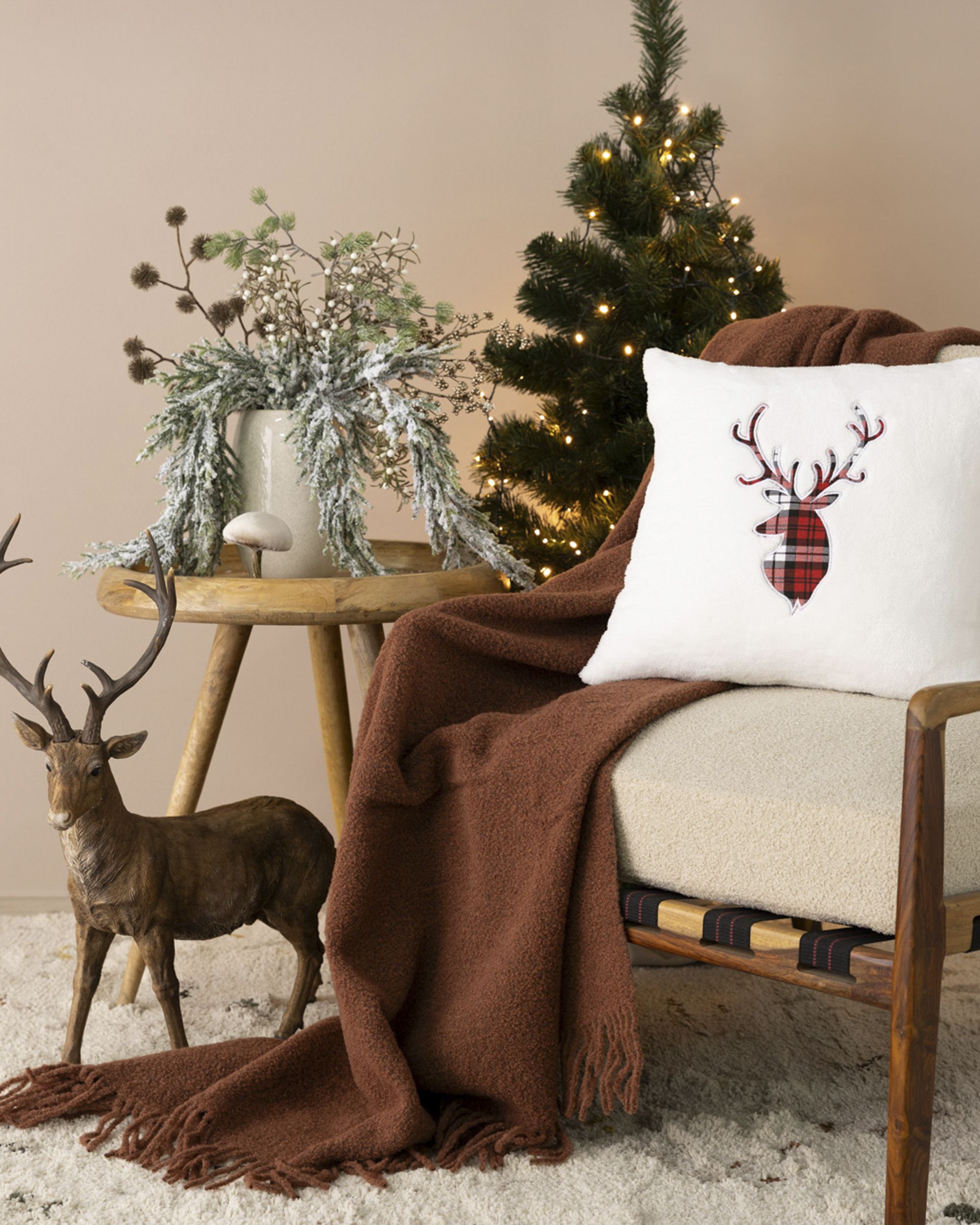 Poszewka na poduszkę Plaid Stag 43x43 cm (hover)