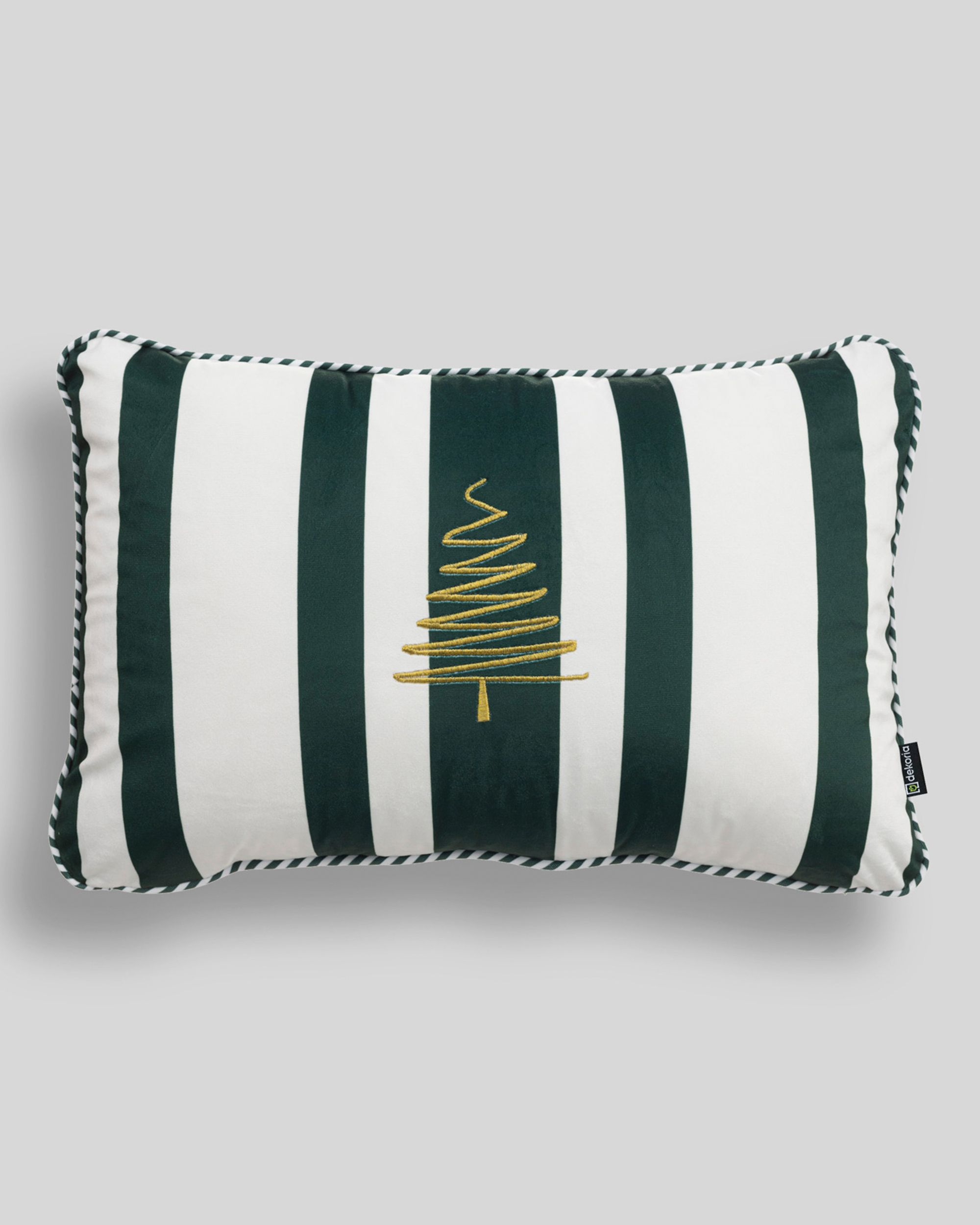 Poszewka na poduszkę Green & White Noel 60x40 cm