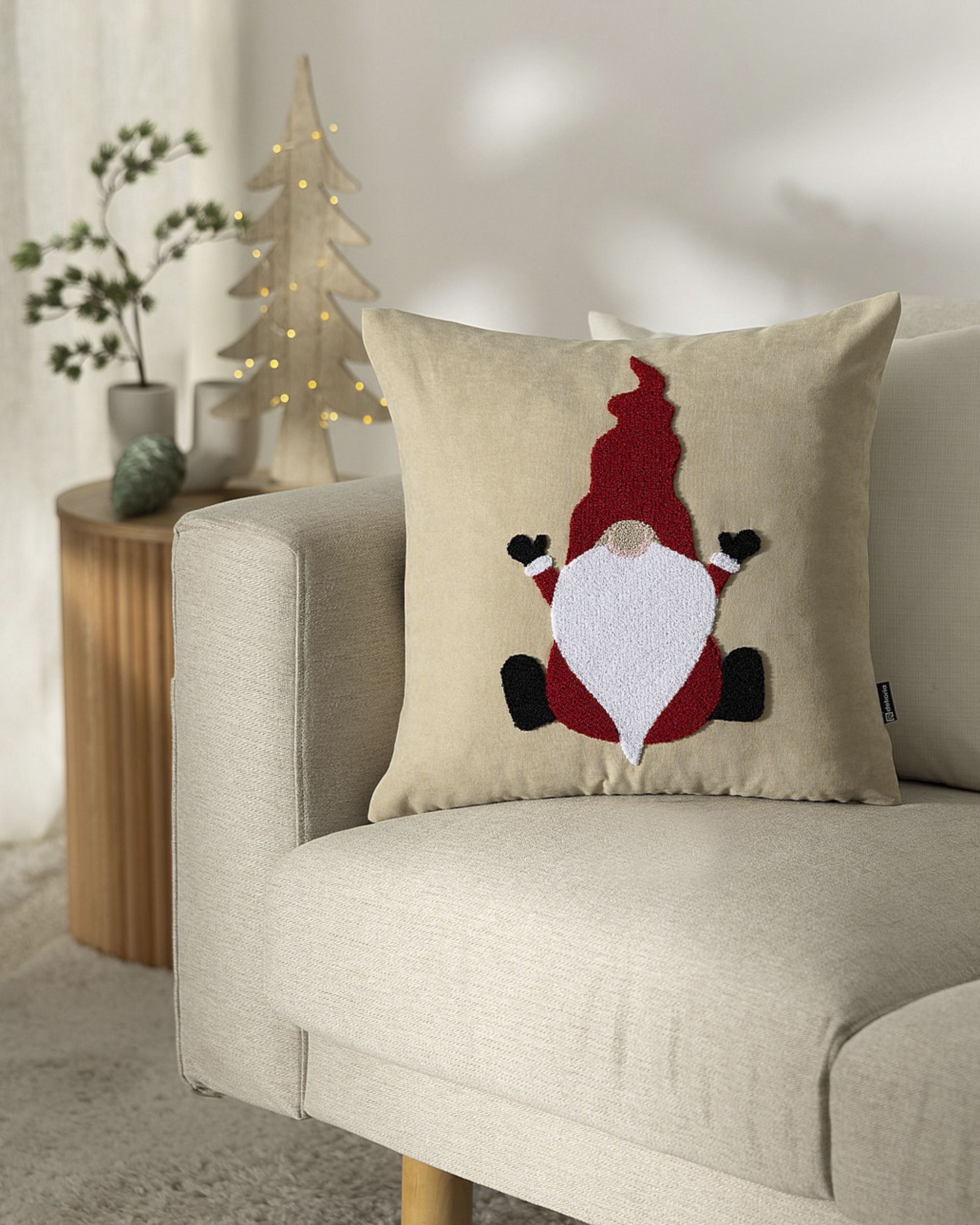 Poszewka na poduszkę Christmas Gnome  43x43 cm (hover)