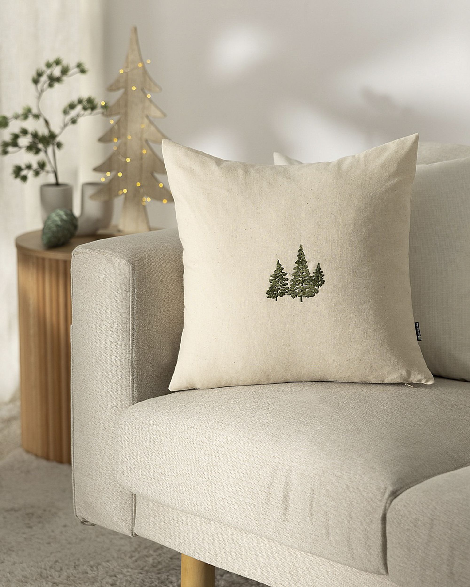 Poszewka na poduszkę Three Christmas Trees 43x43 cm (hover)