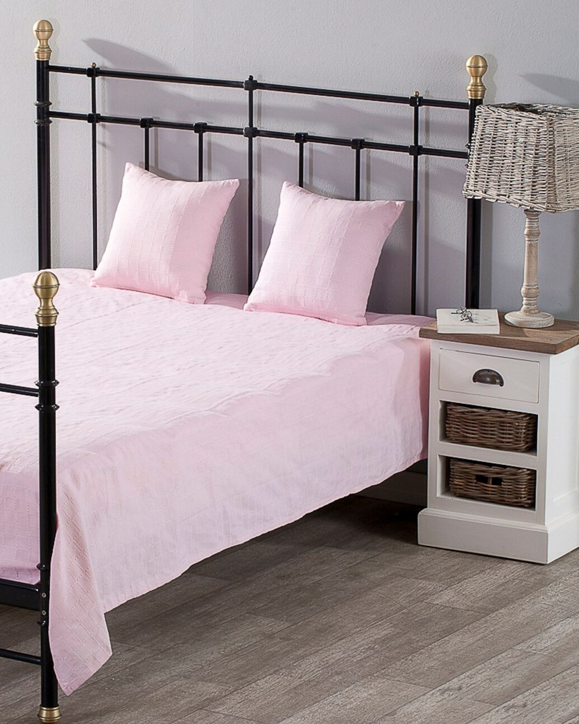 Komplet Milena pink rosa 150 x 250 cm pled + 2 poszewki -50% (hover)