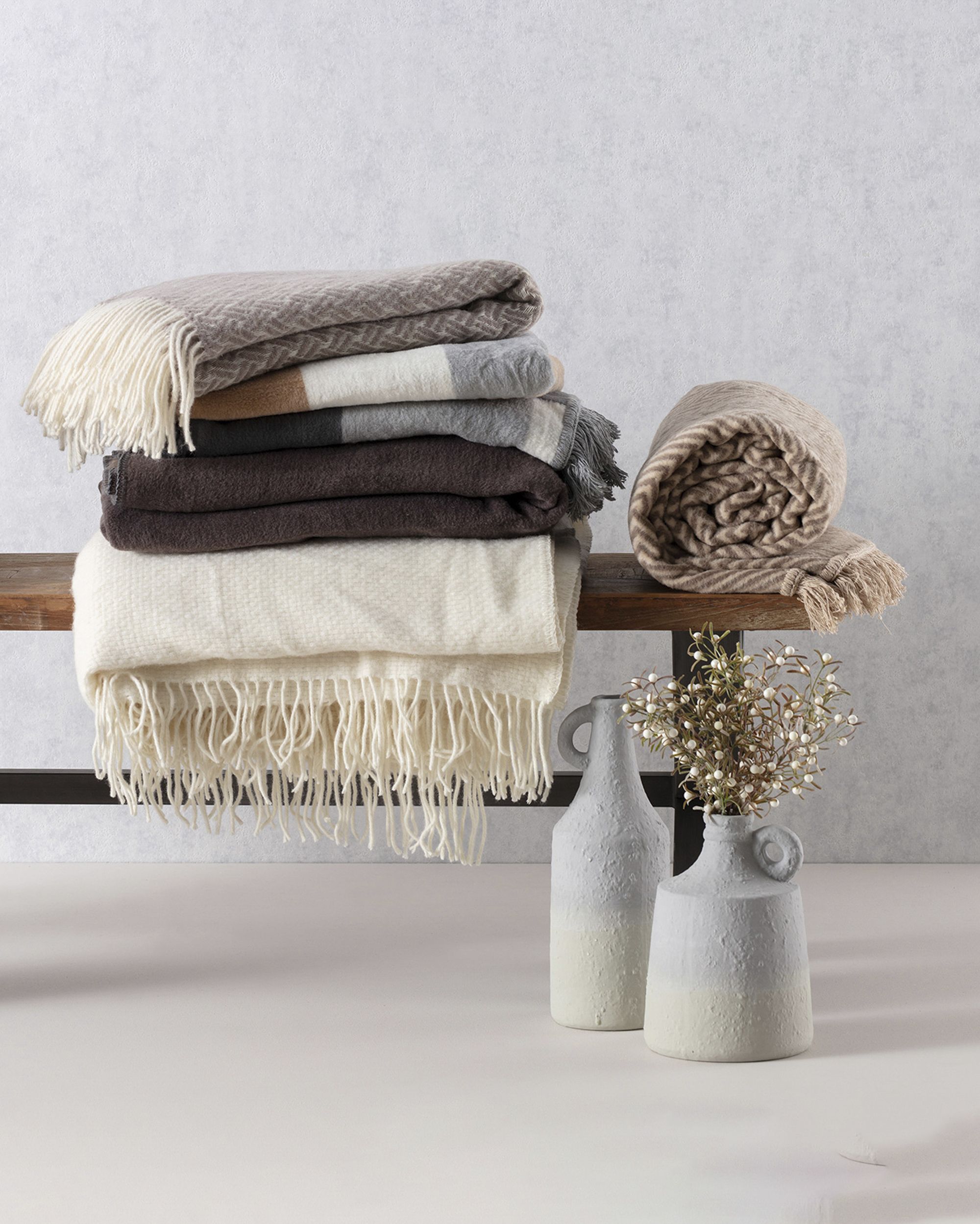 Pled Zelandia 140x200 cm silver beige (hover)