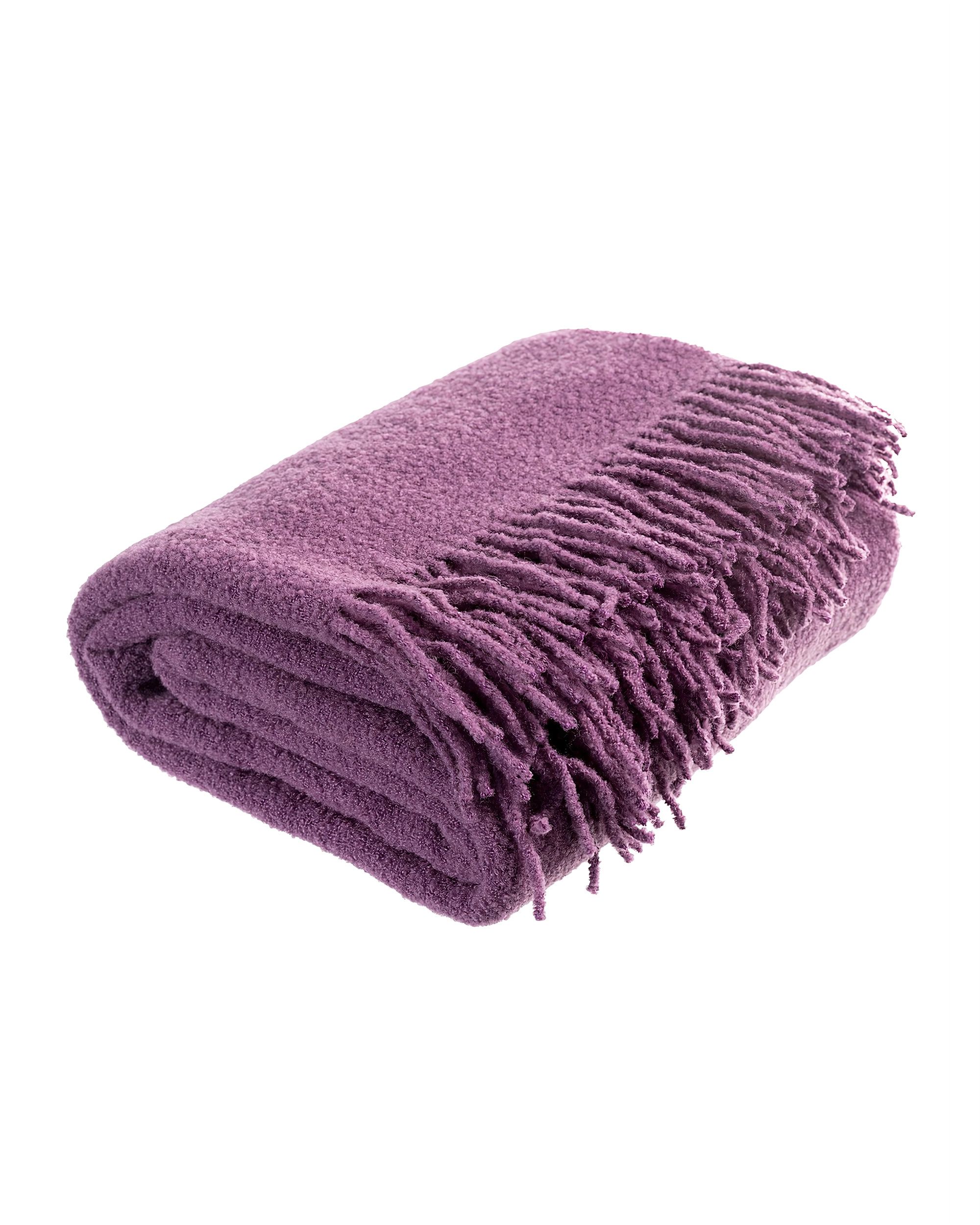 Pled Boucle 140x200 cm lavender