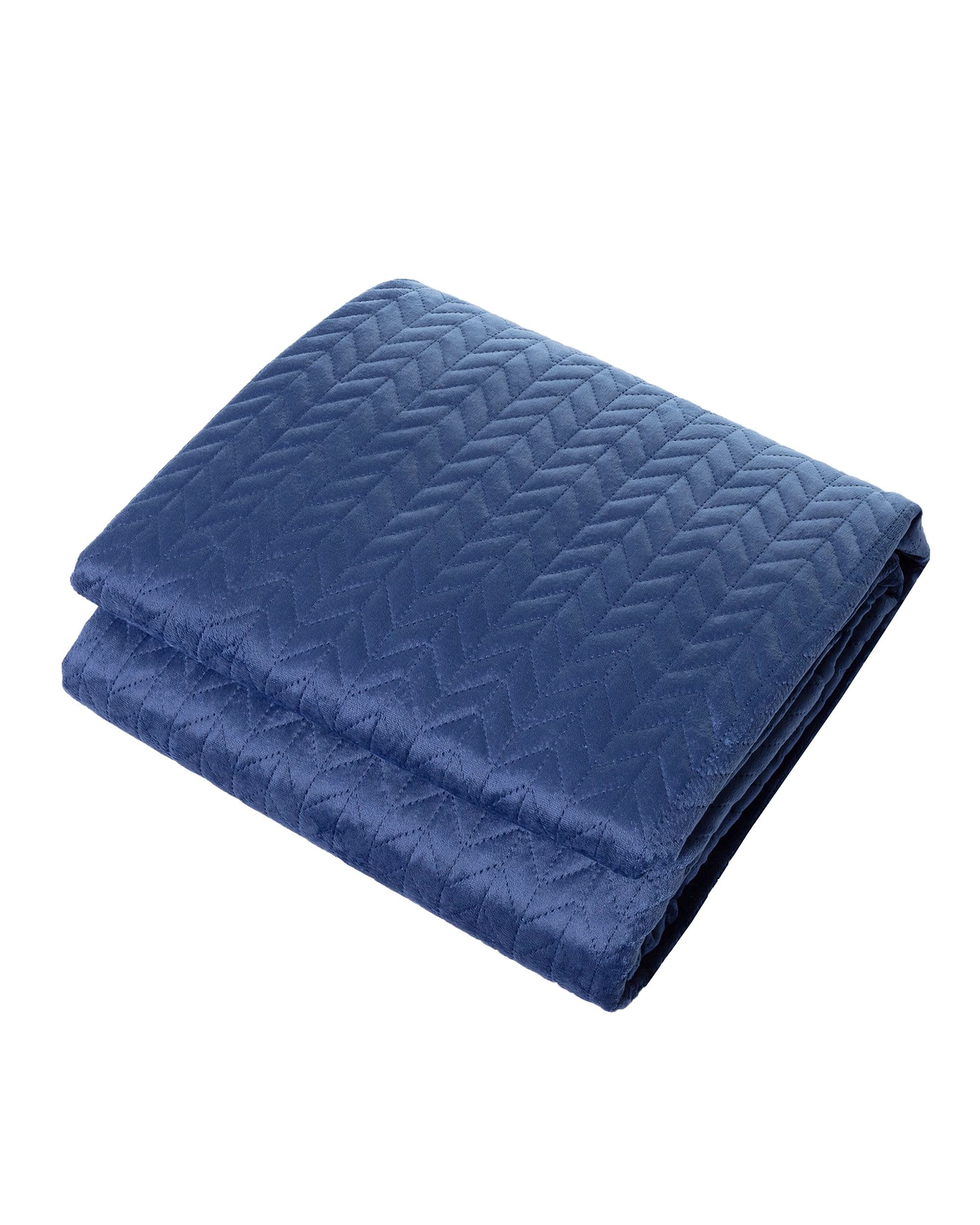 Narzuta na łóżko Silky Chic 220x240cm royal blue