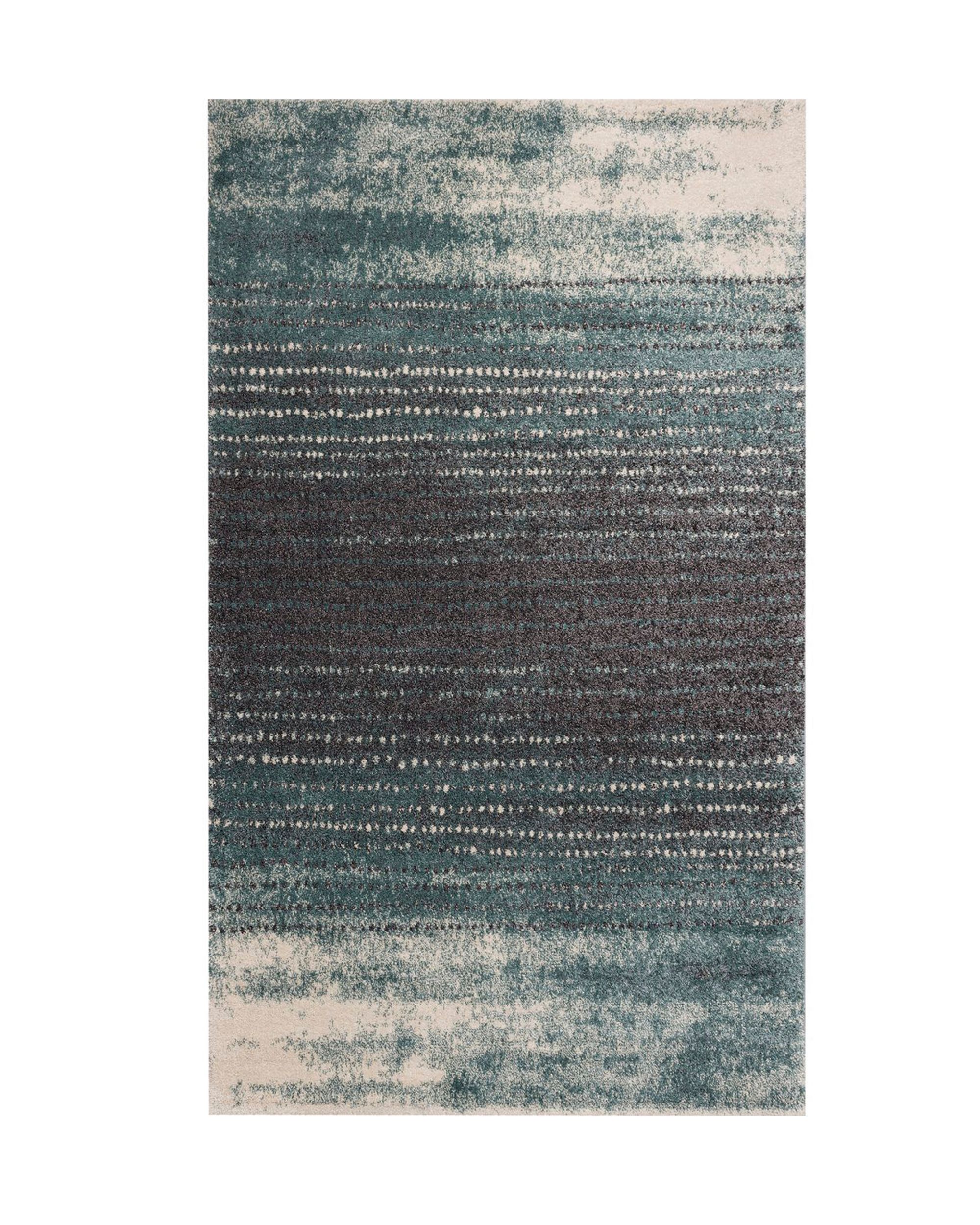 Dywan Modern Teal blue/dark grey 160x230cm