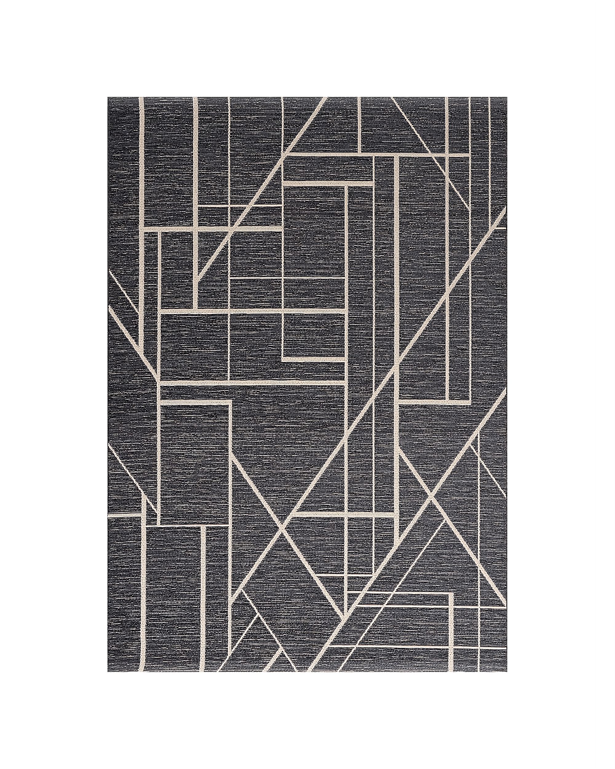 Dywan Velvet beige/petrol blue 160x230cm