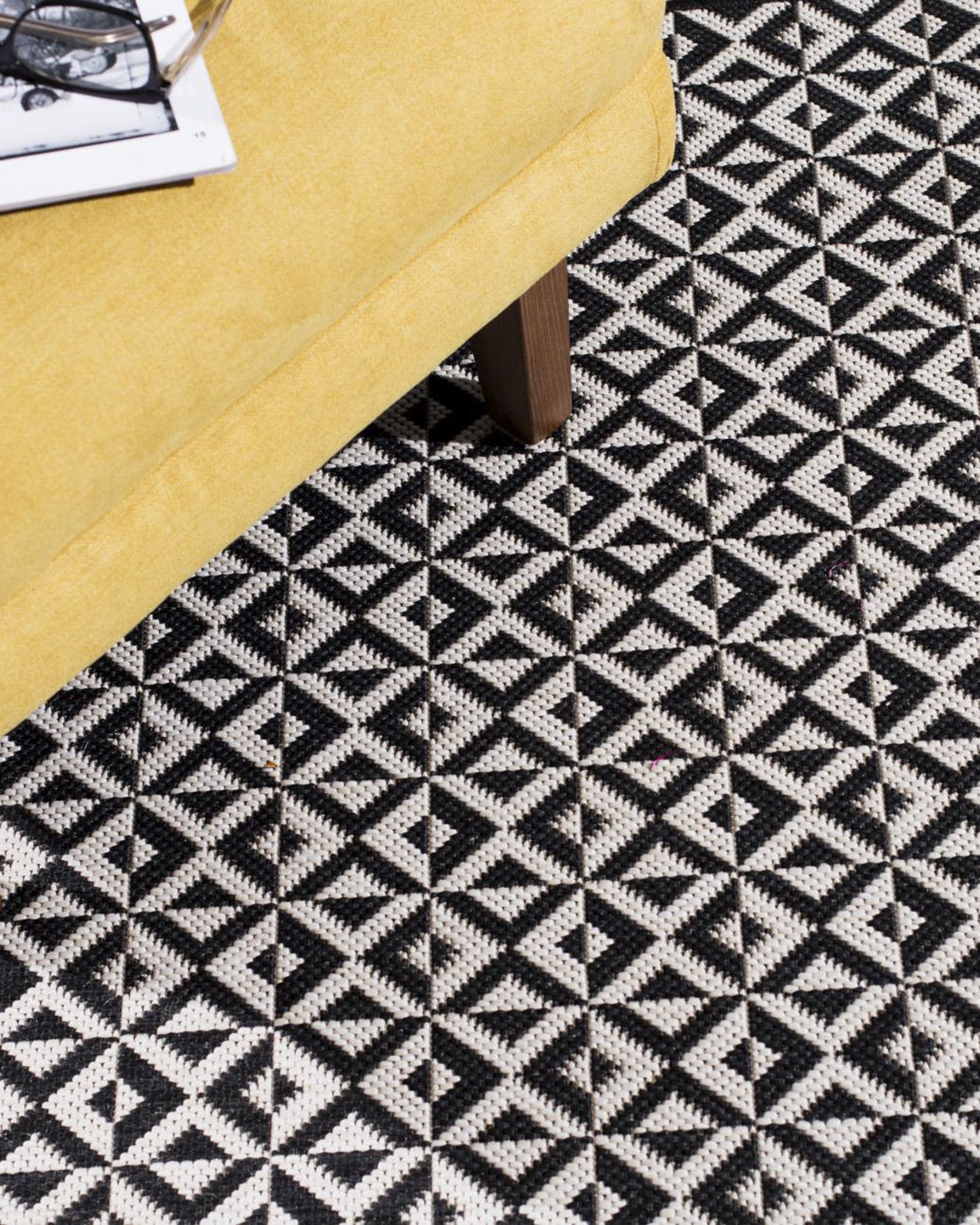 Dywan Modern Geometric black/beige 120x170cm (hover)