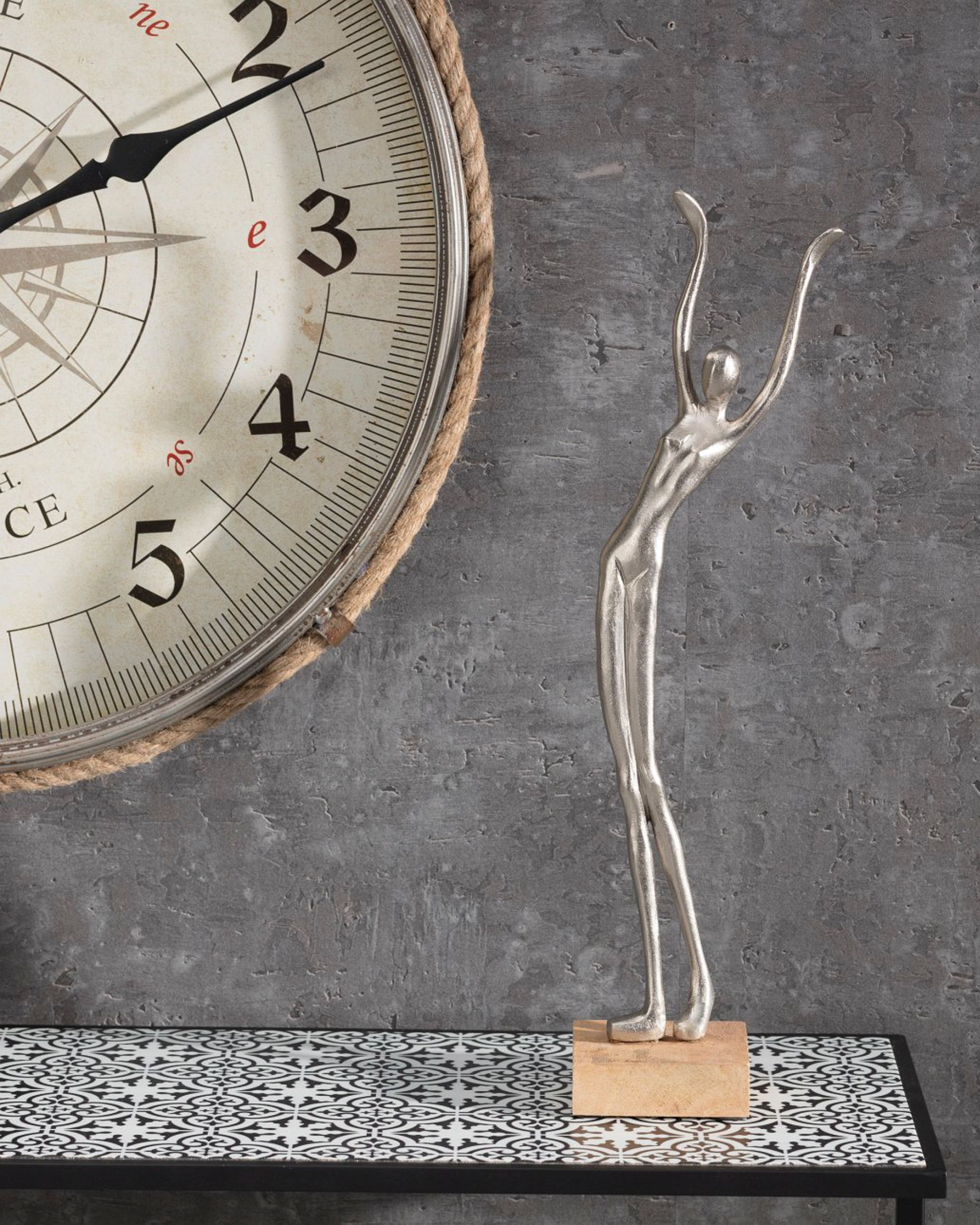 Dekoracja Silver Woman III wys. 52cm (hover)