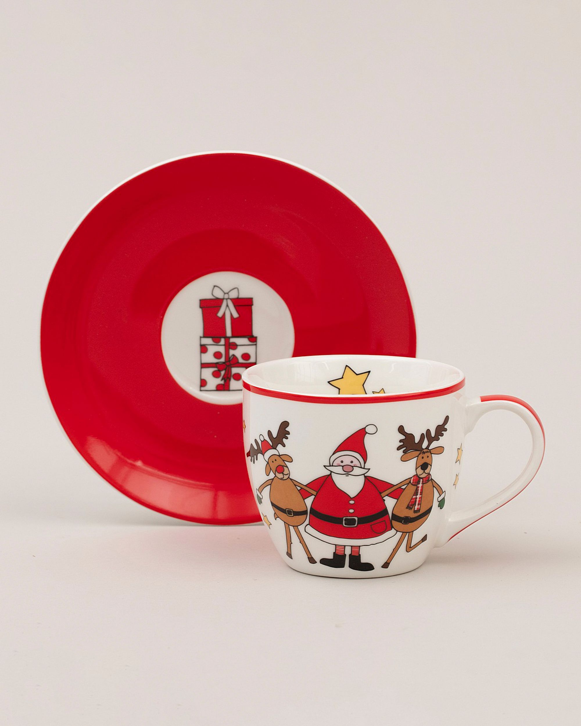 Filiżanka ze spodkiem Spirit of Christmas porcelana 200ml