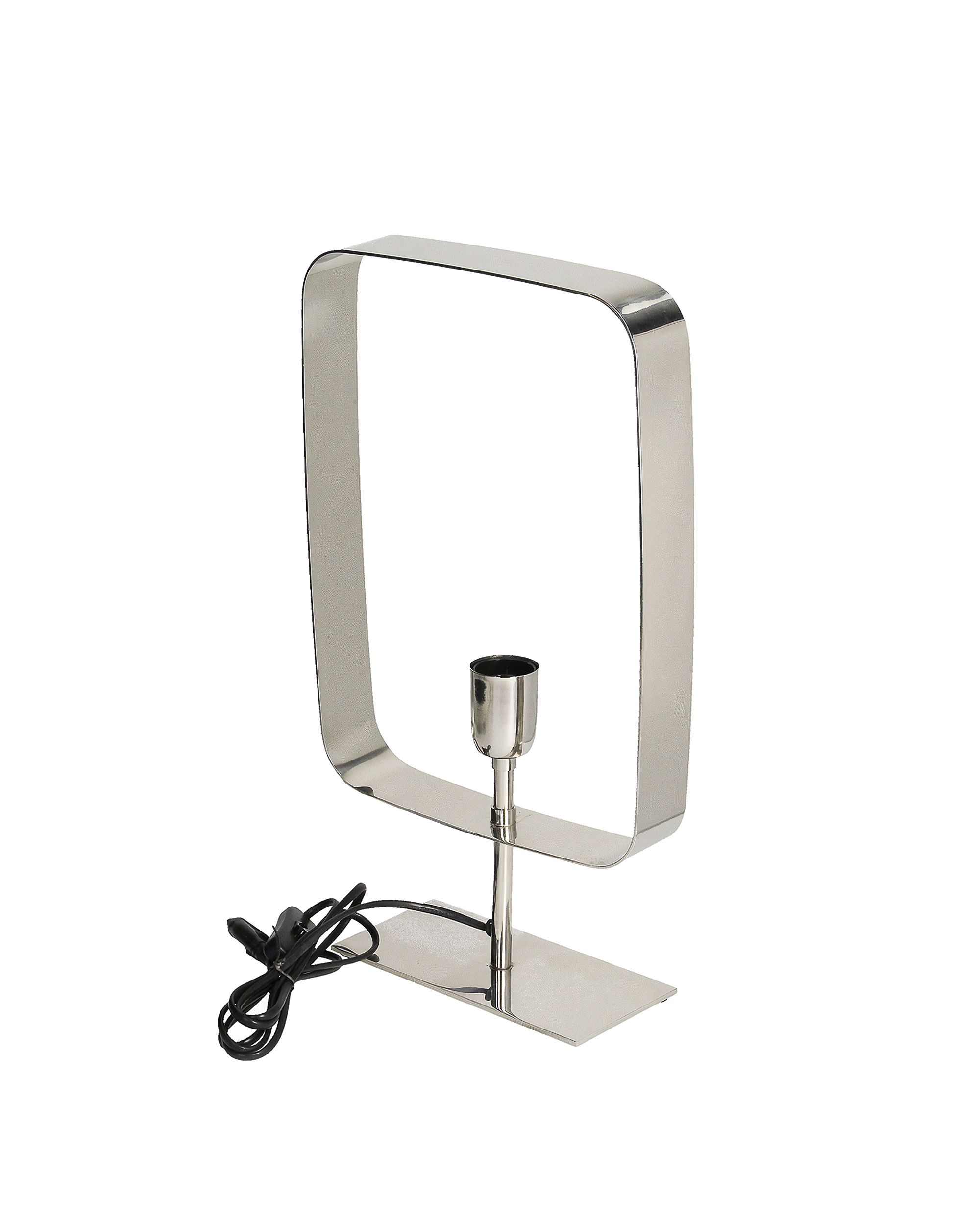 Lampa stołowa Theo Silver 46 cm