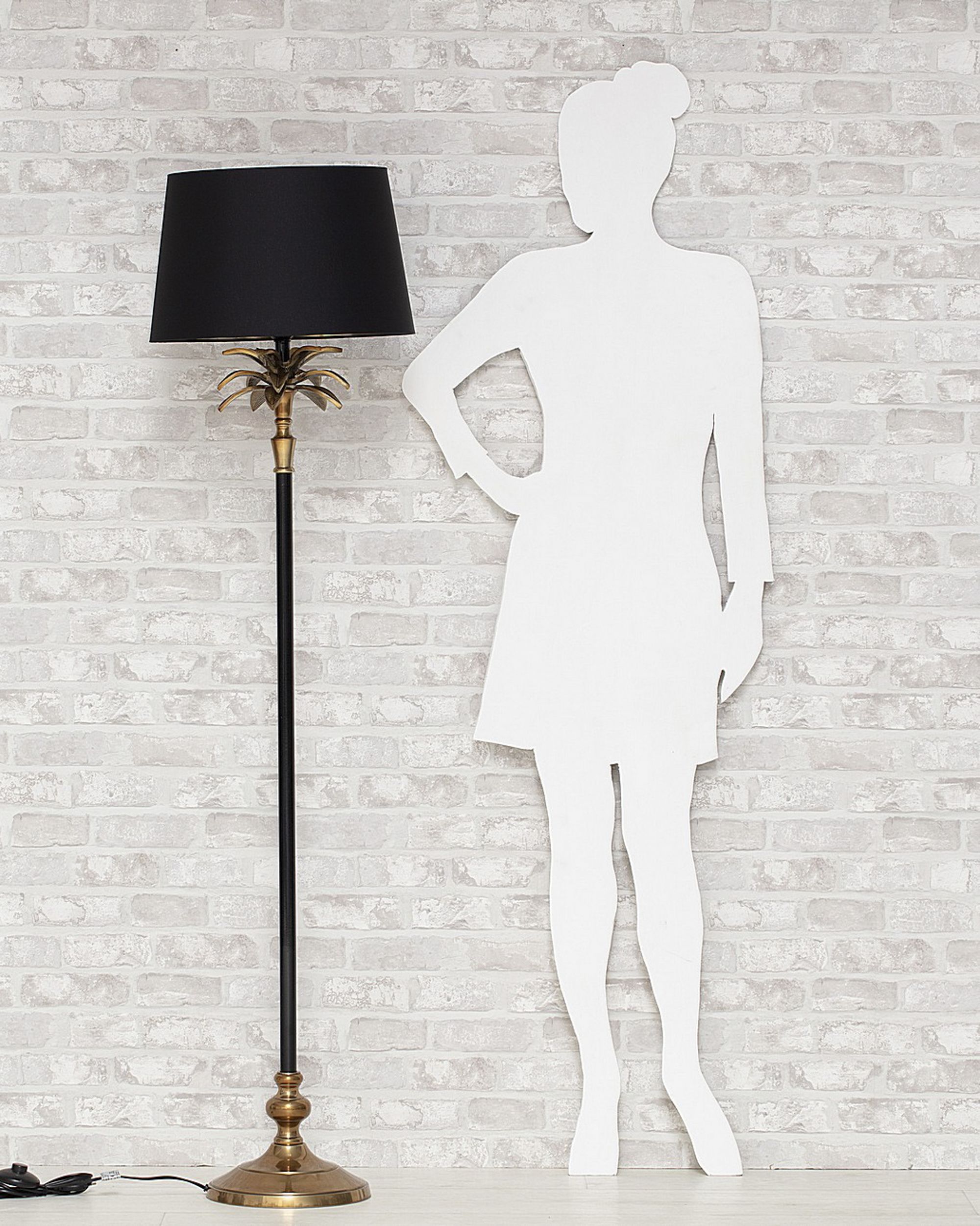 Lampa podłogowa Palm Gold 157cm (hover)