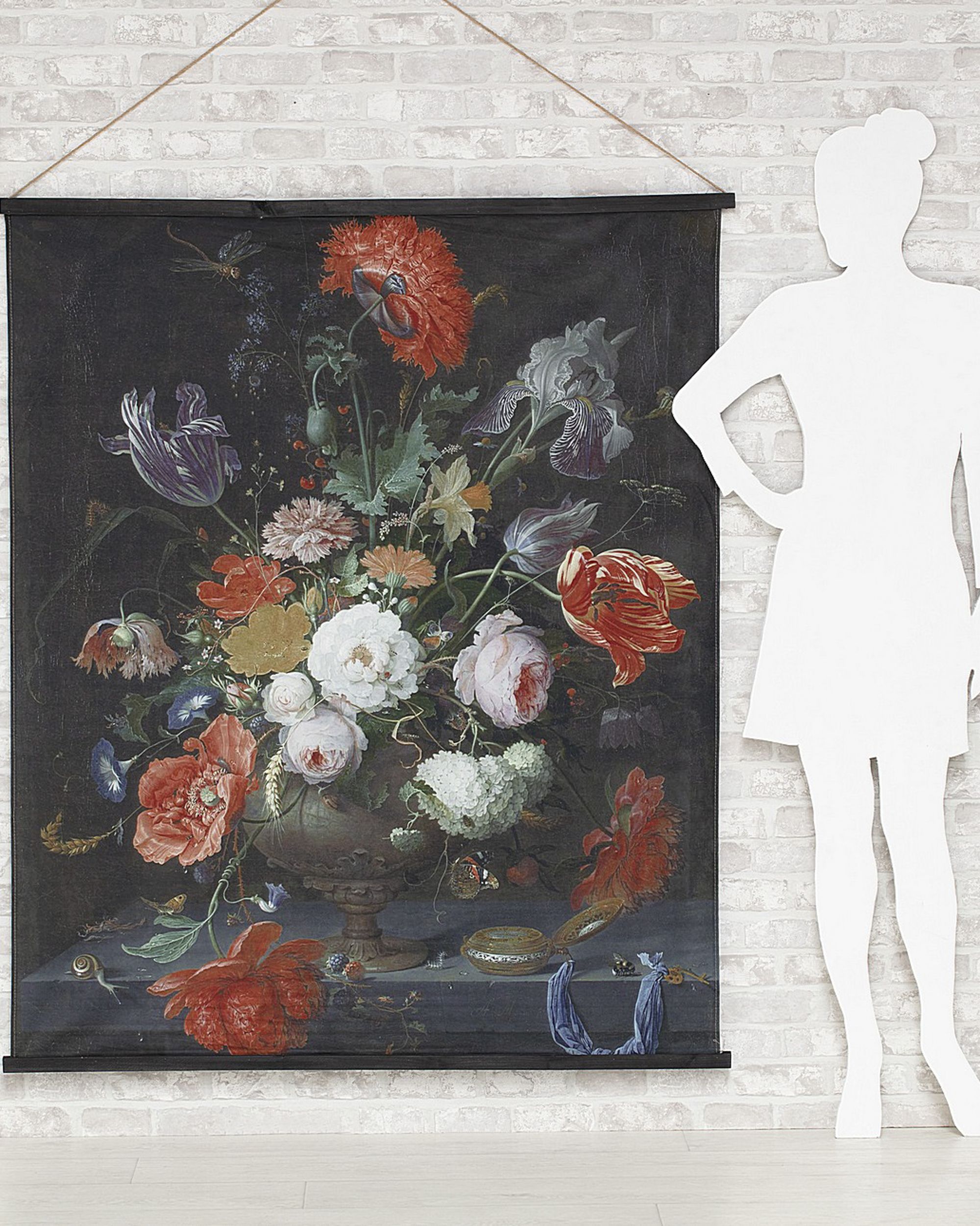 Kakemono Flowers 124x148cm (hover)