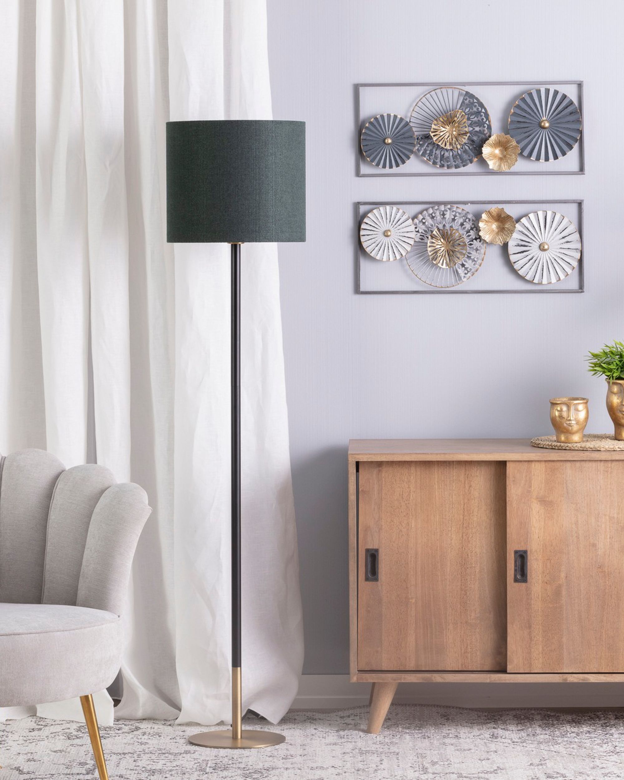 Lampa podłogowa Hailey Dark Green 162cm (hover)