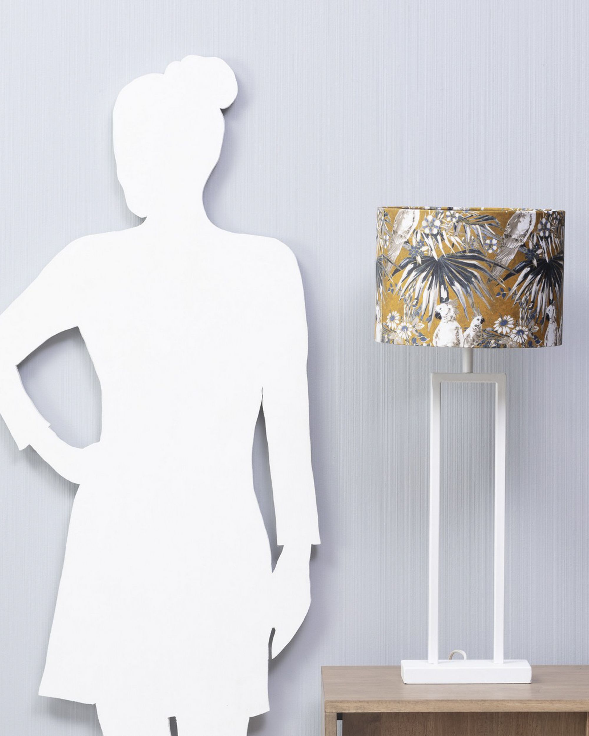 Lampa stołowa White Parrot 78cm (hover)