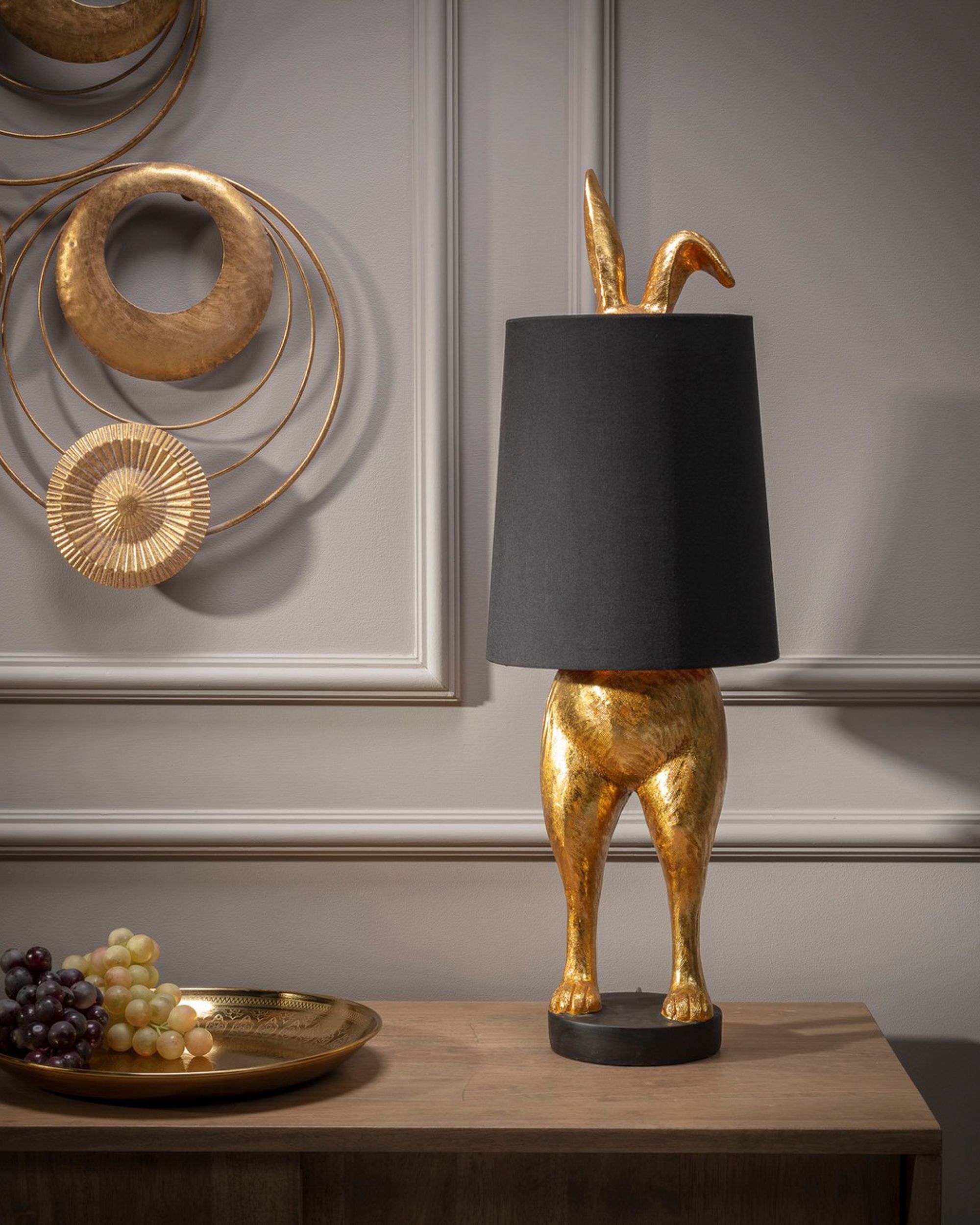 Lampa stołowa Gold Rabbit 74cm (hover)