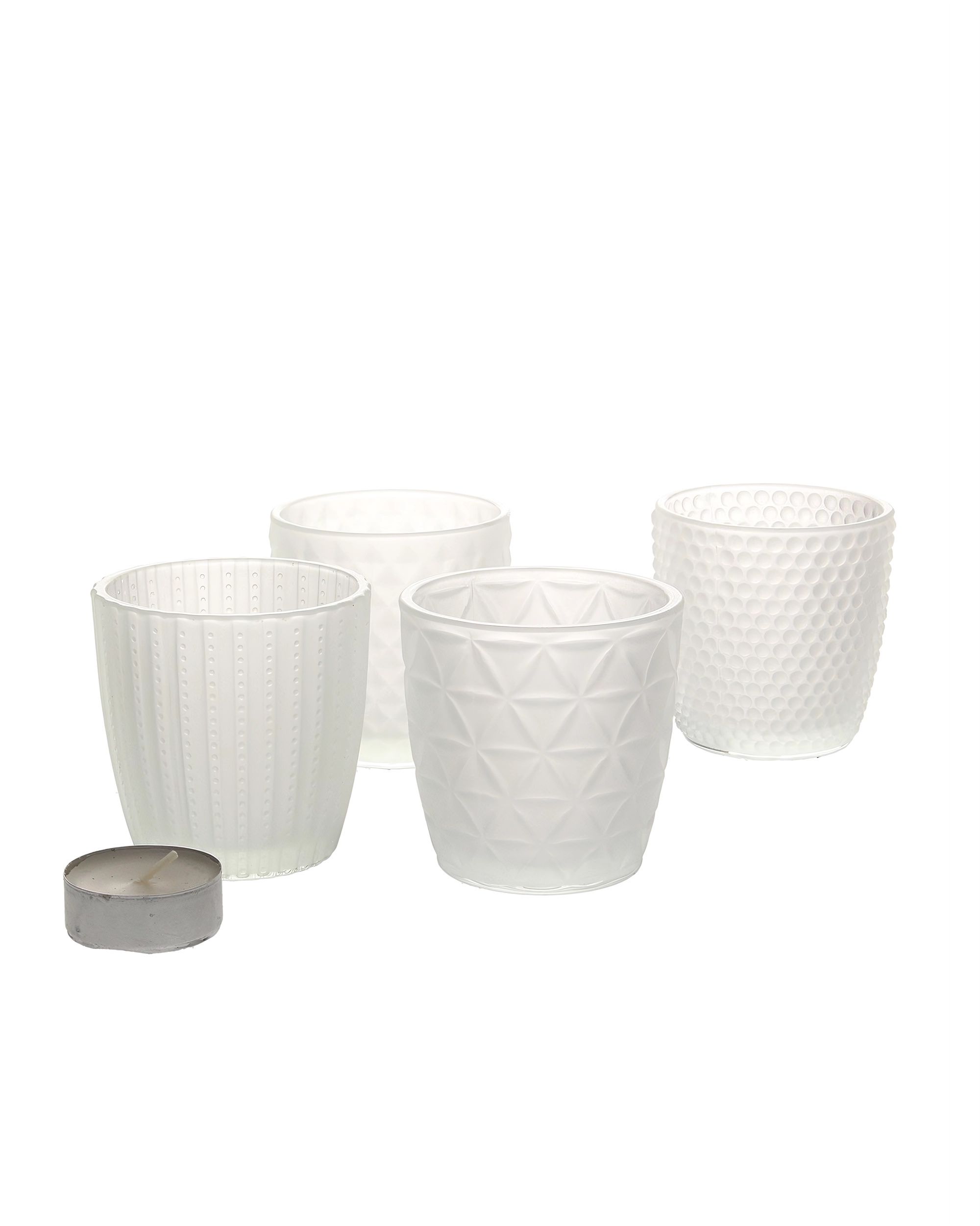 Świeczniki Altare 4szt. milk glass (hover)
