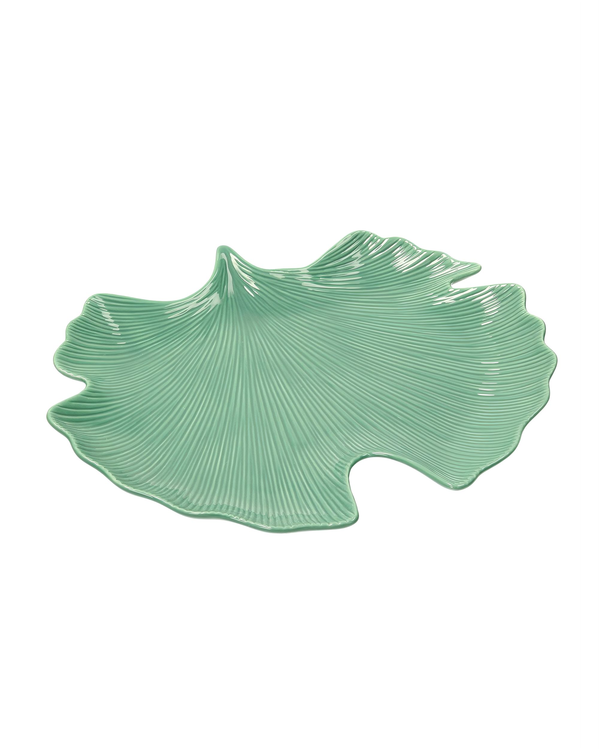 Półmisek Jungle Leaves 35cm light green