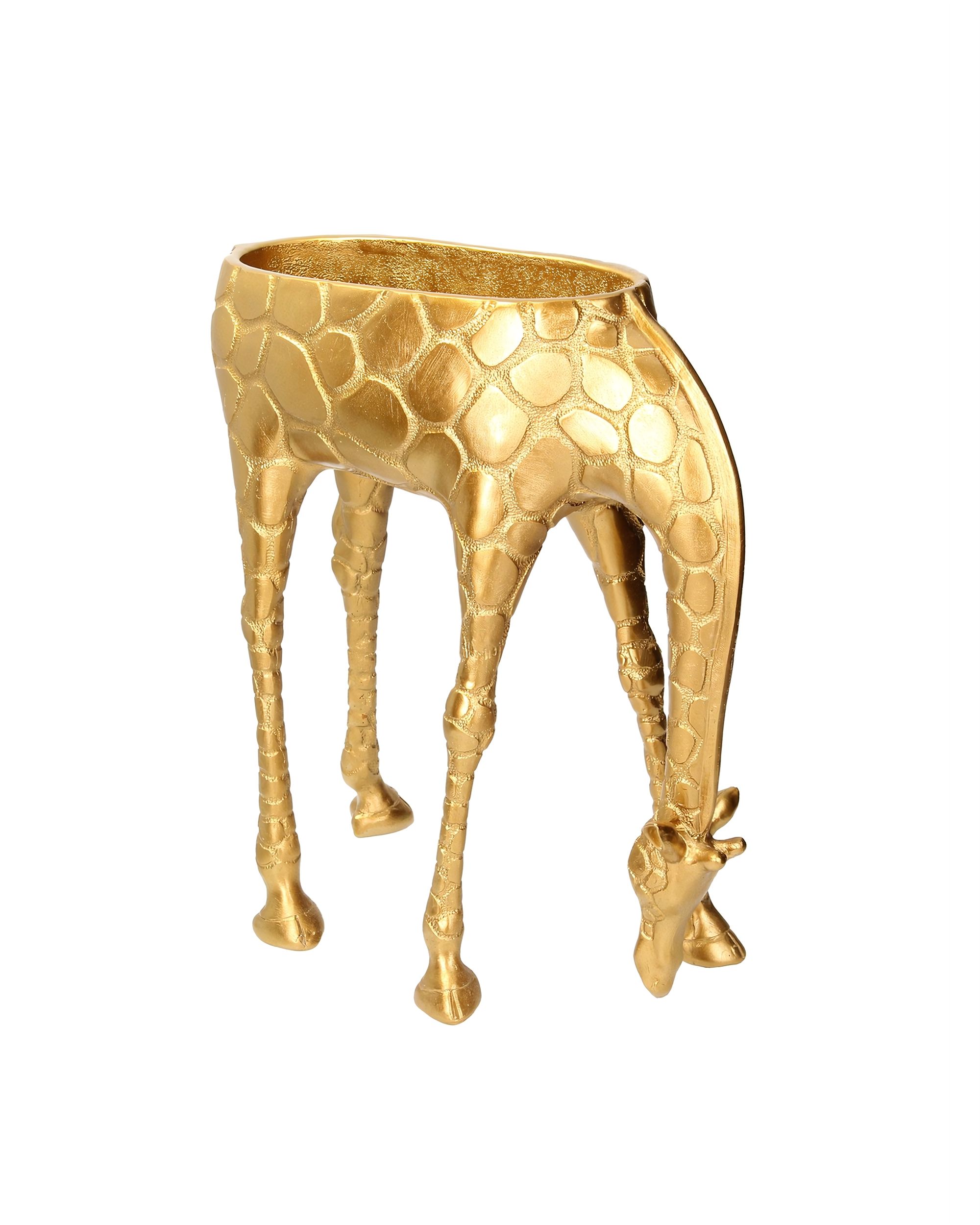 Osłonka na doniczkę Giraffe gold