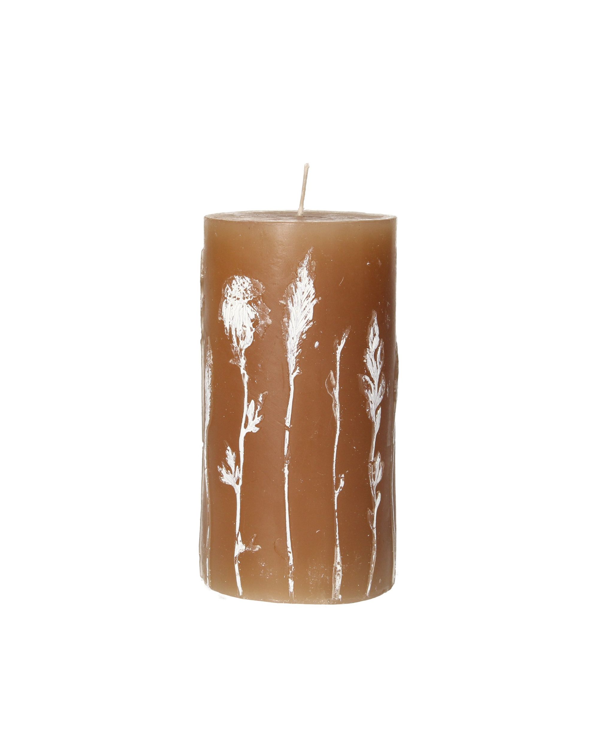Świeca Giulia 13cm light brown (hover)