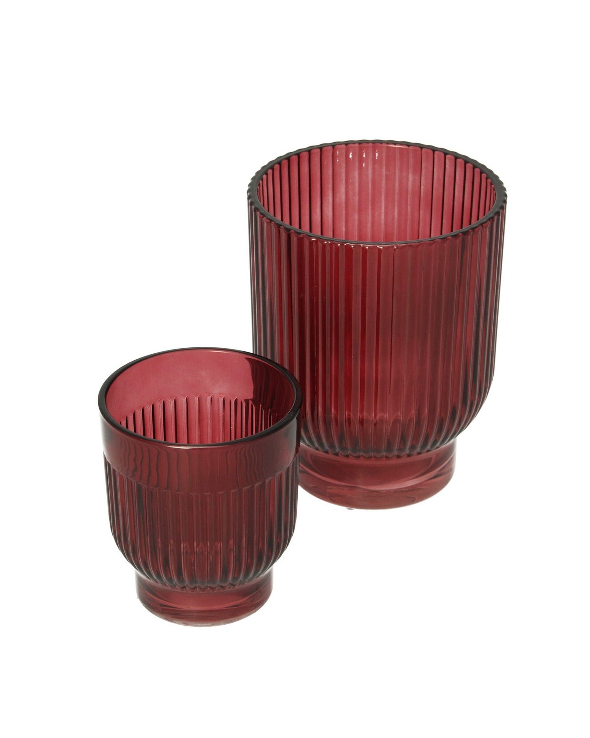 Świeczniki Insie 2szt. red (hover)