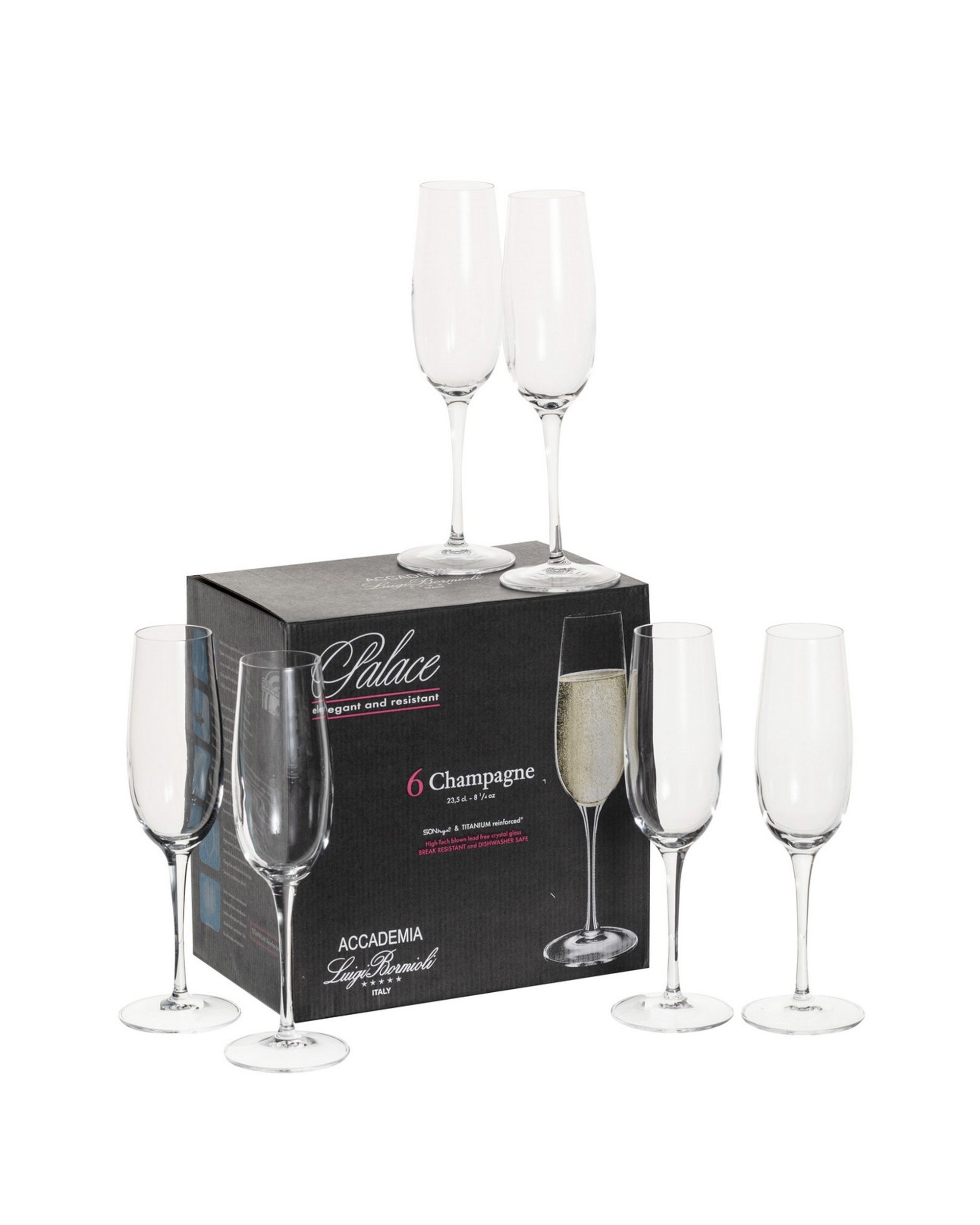 Kieliszki do szamapna Plzazzo 6szt. 235ml (hover)