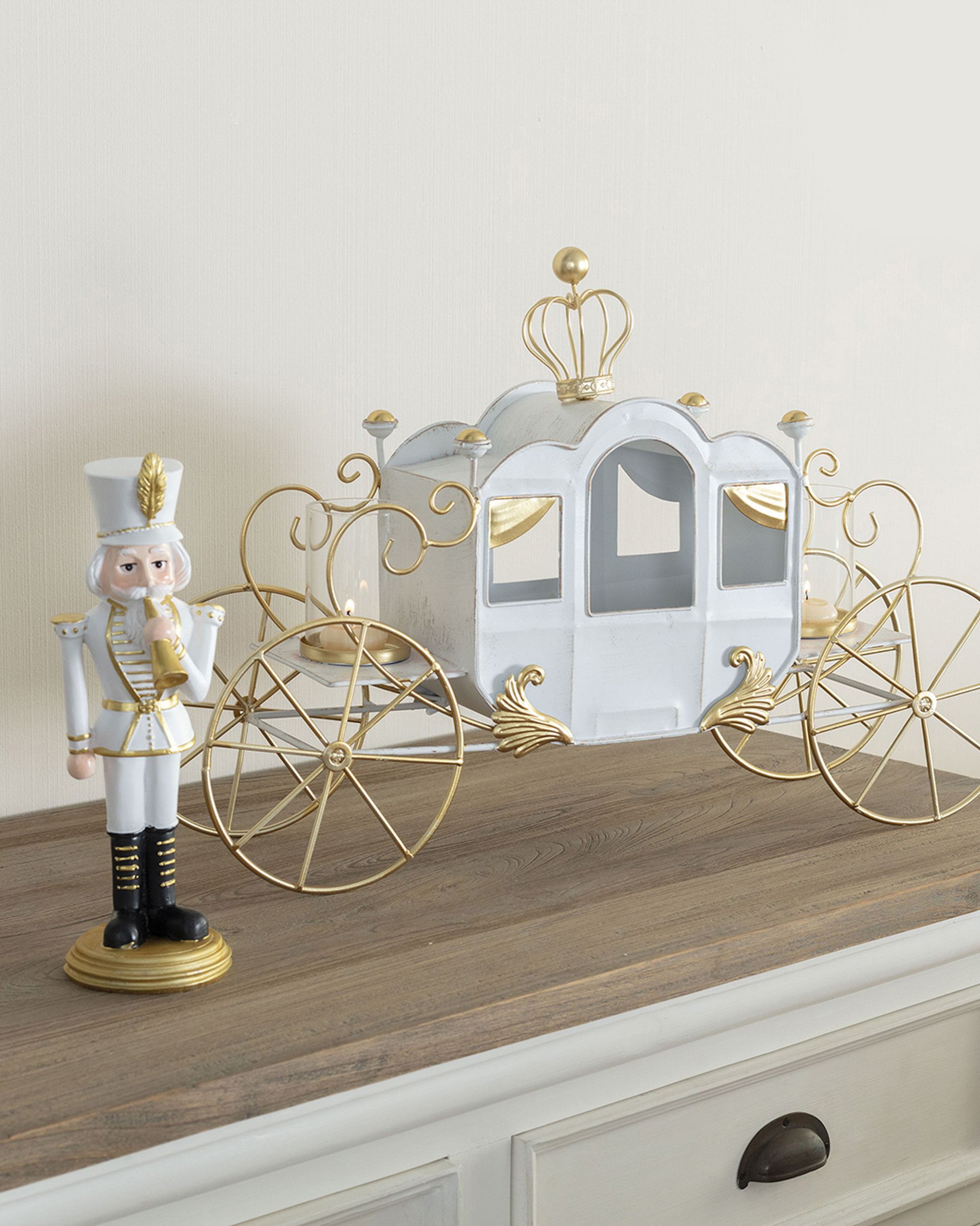 Figurka Dziadek do orzechów 31cm white (hover)