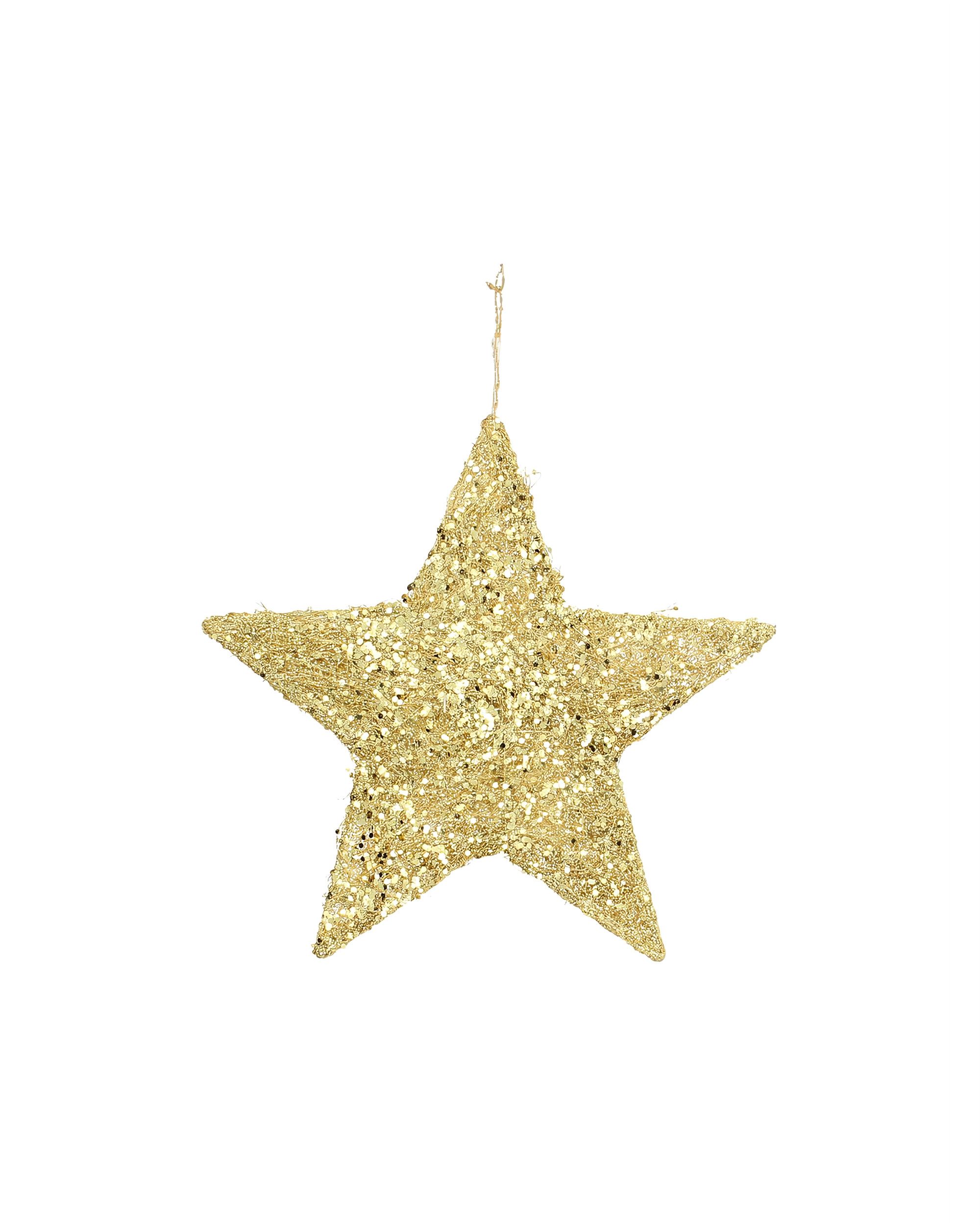 Dekoracja Golden Star 25cm