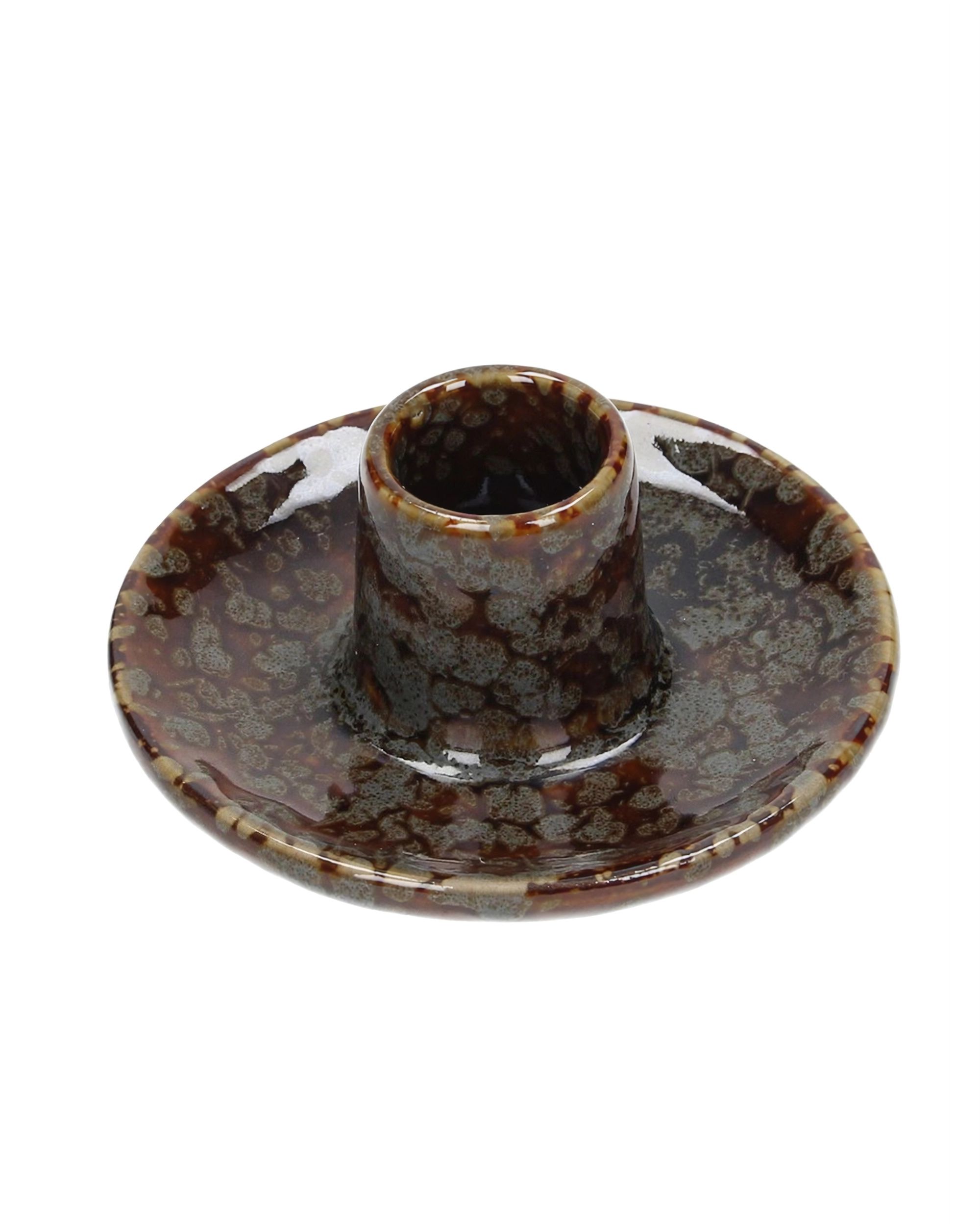 Świecznik Single 9x6cm brown