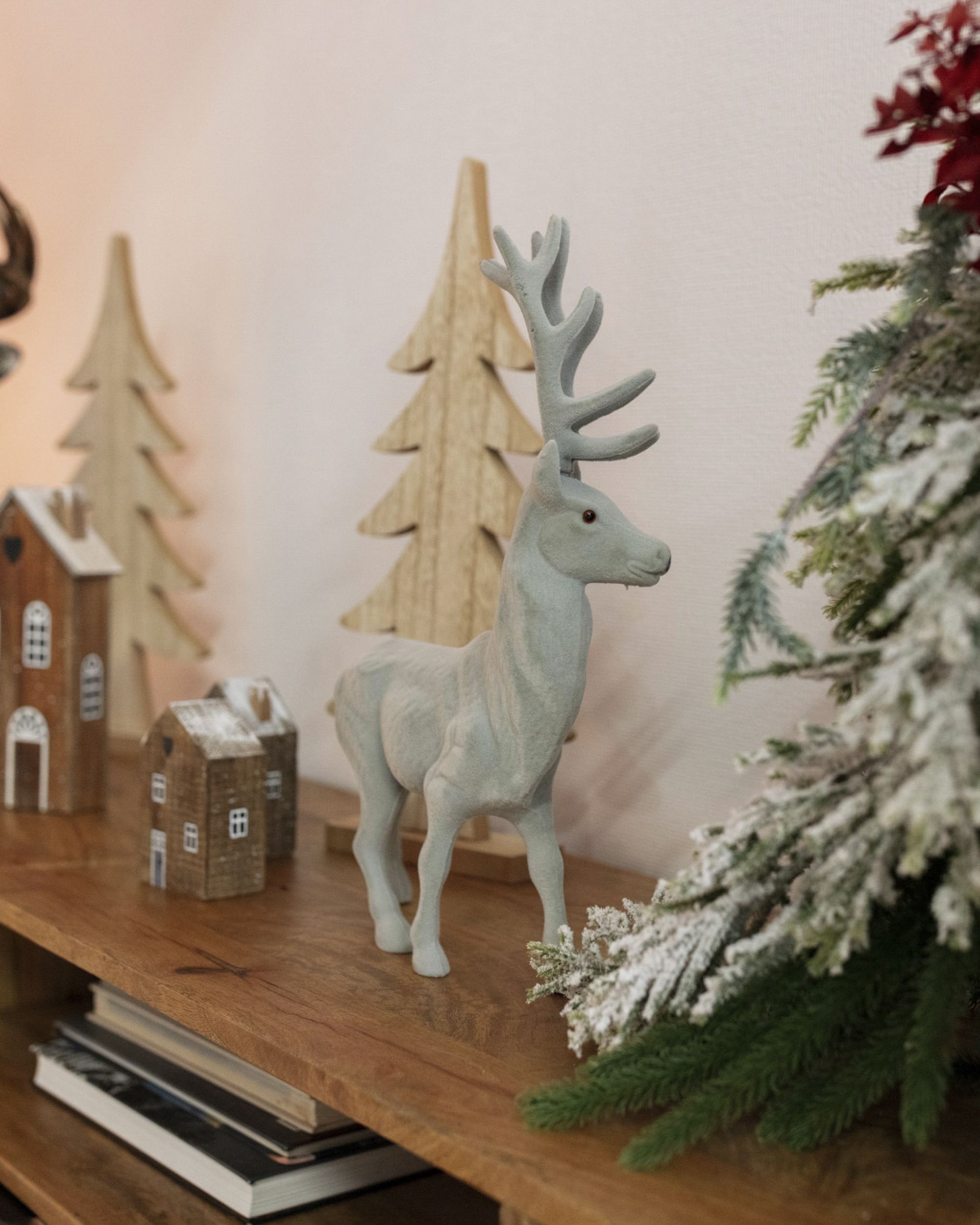 Dekoracja Reindeer 30x9x40 grey (hover)