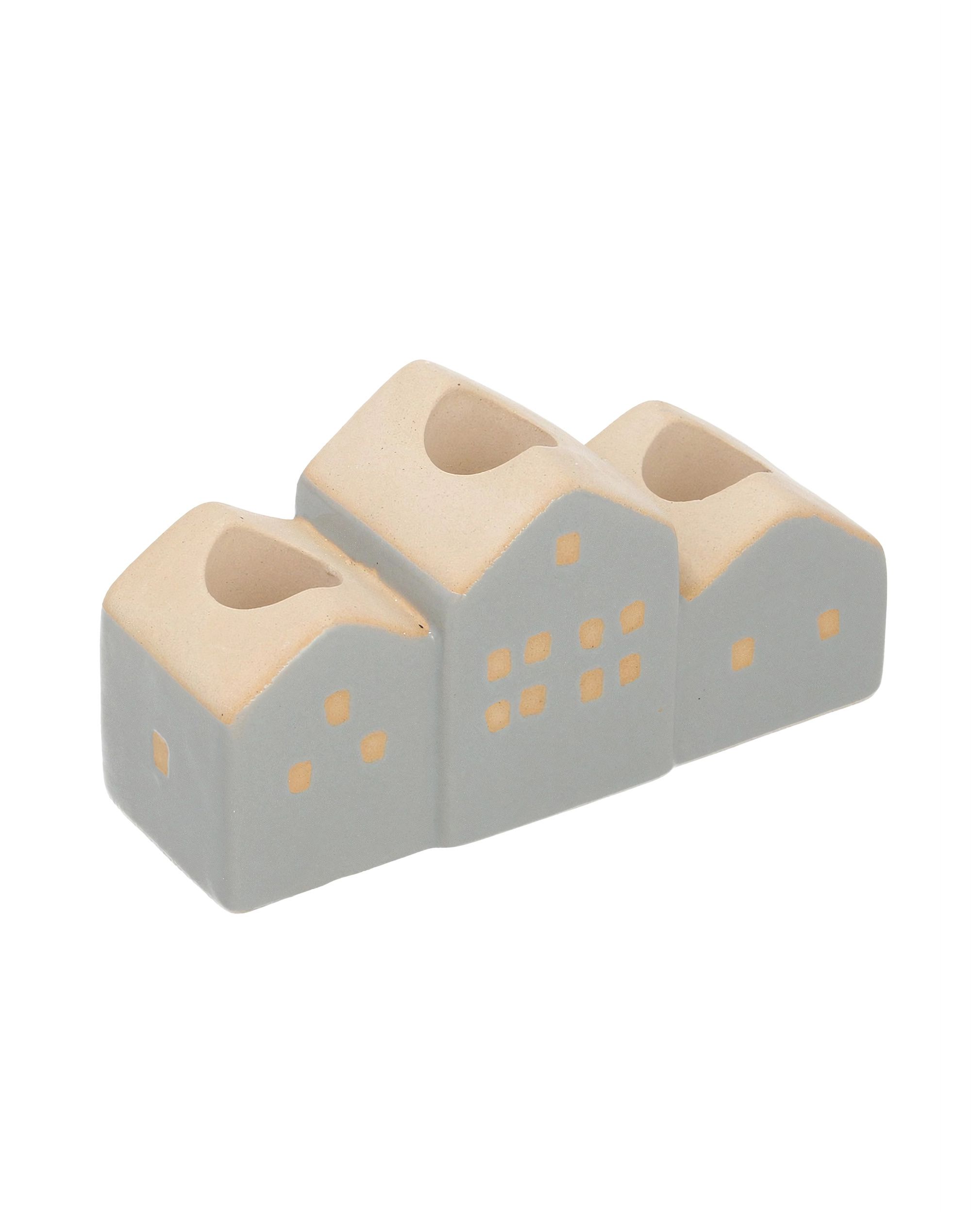 Świecznik Hauses 13x5x7cm grey