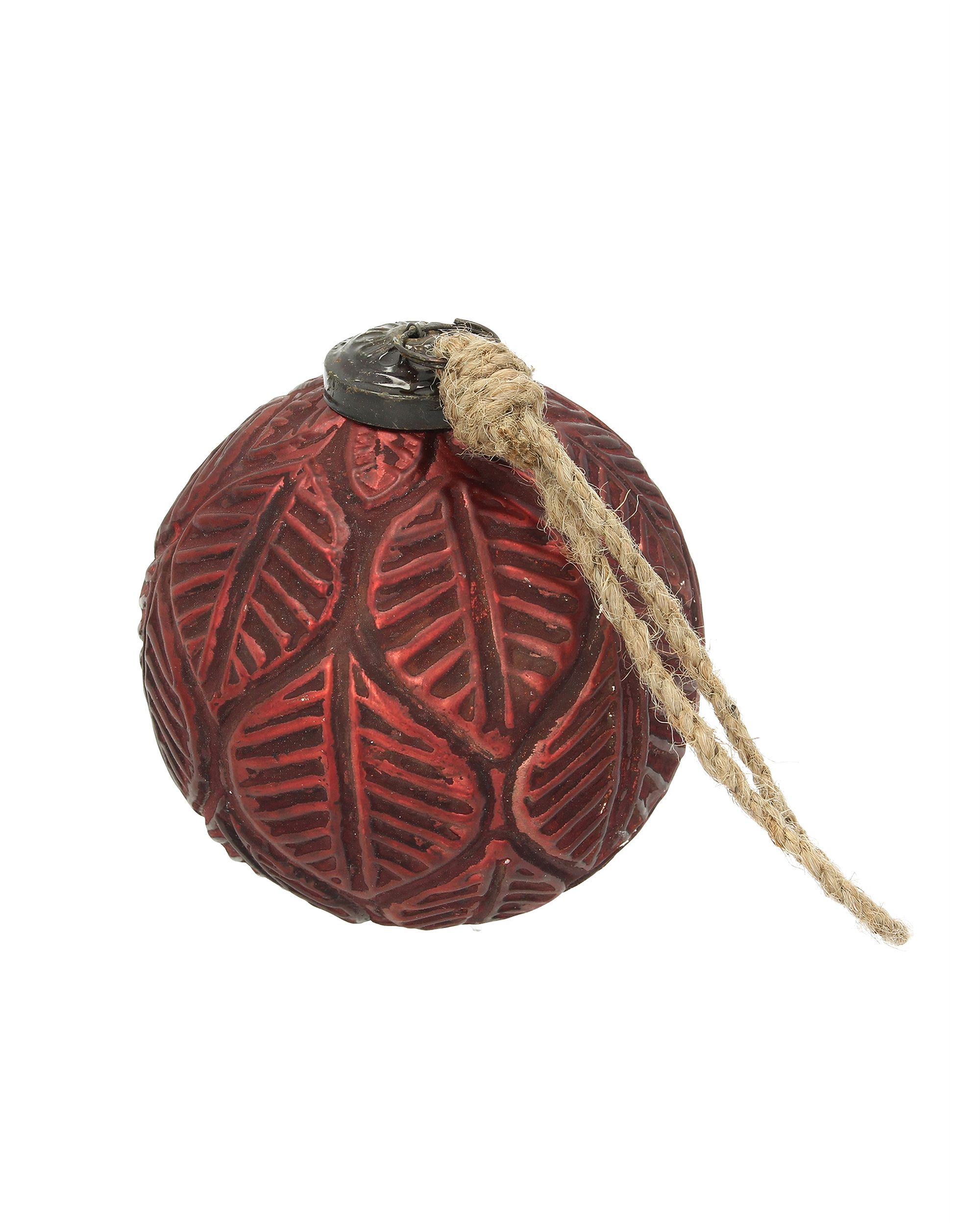 Bombka Vintage Crimson ⌀10 cm red