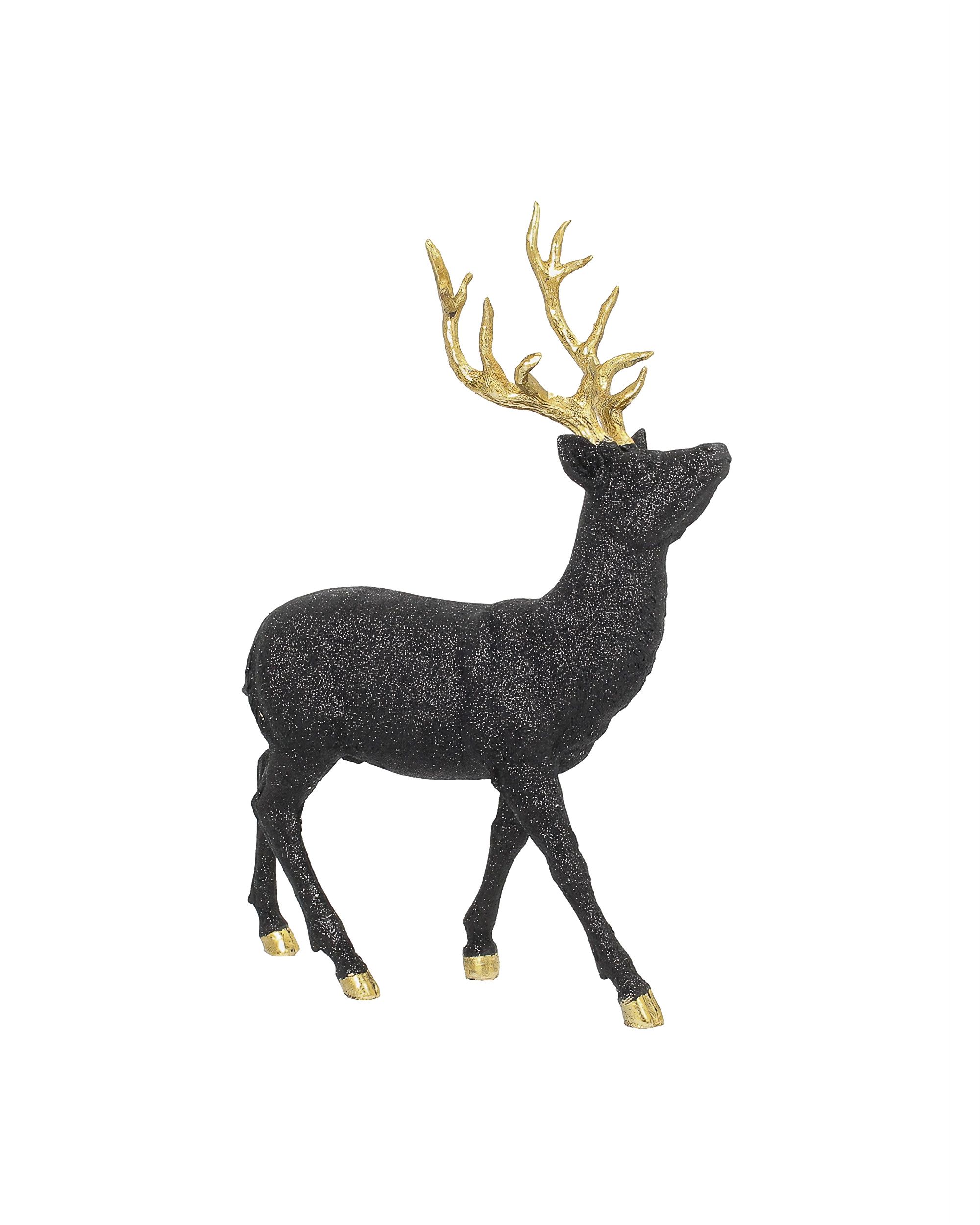 Figurka Deer 32x12x40 cm black