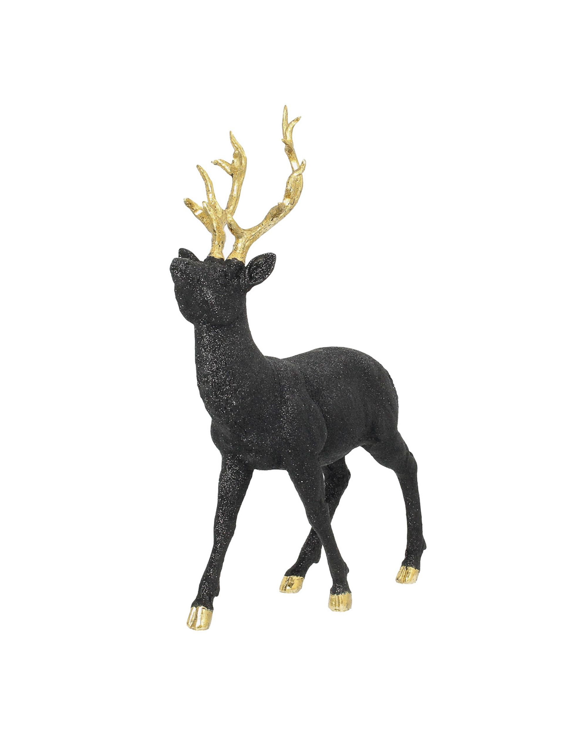 Figurka Deer 32x12x40 cm black (hover)