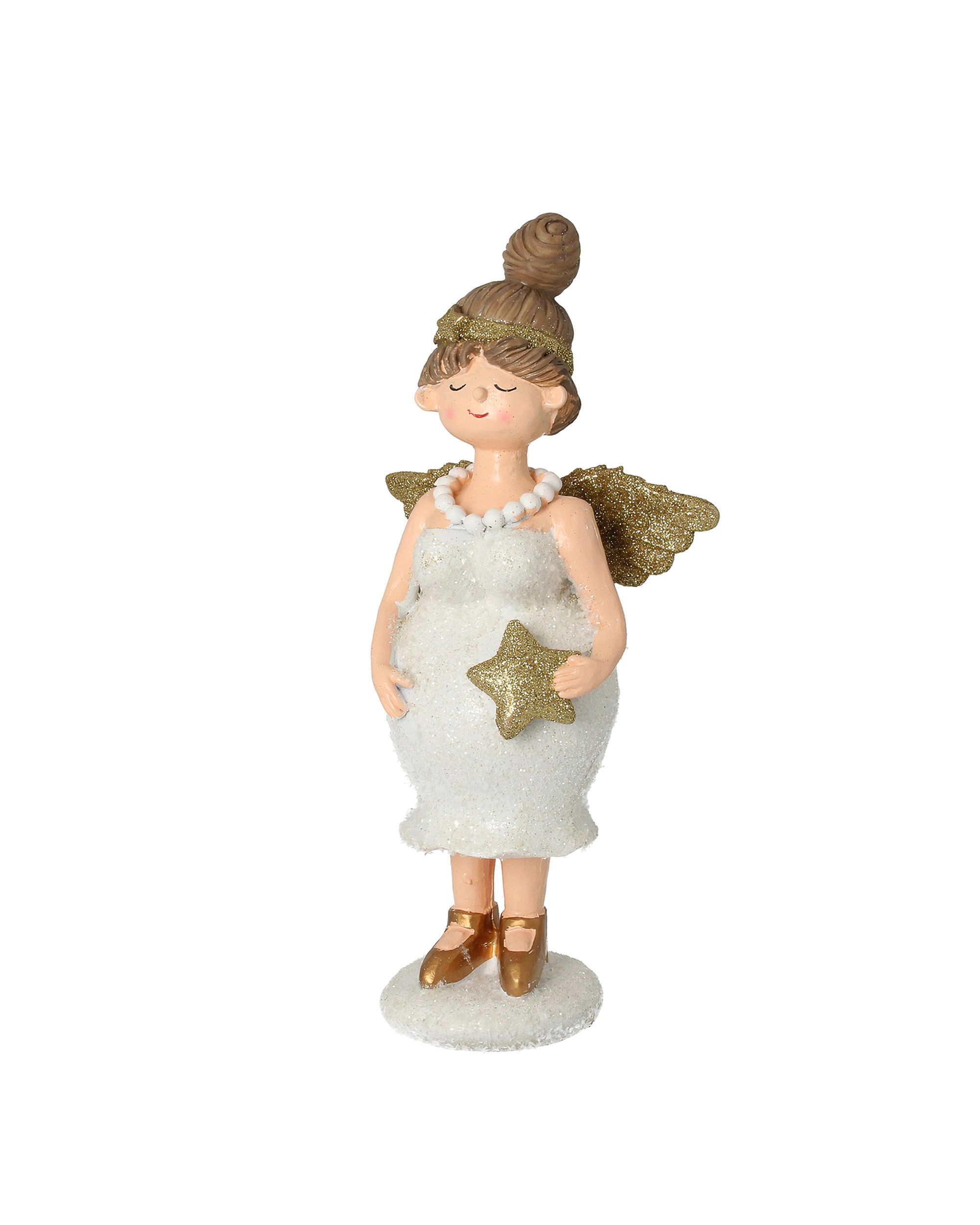Figurka Angel Star 30 cm gold