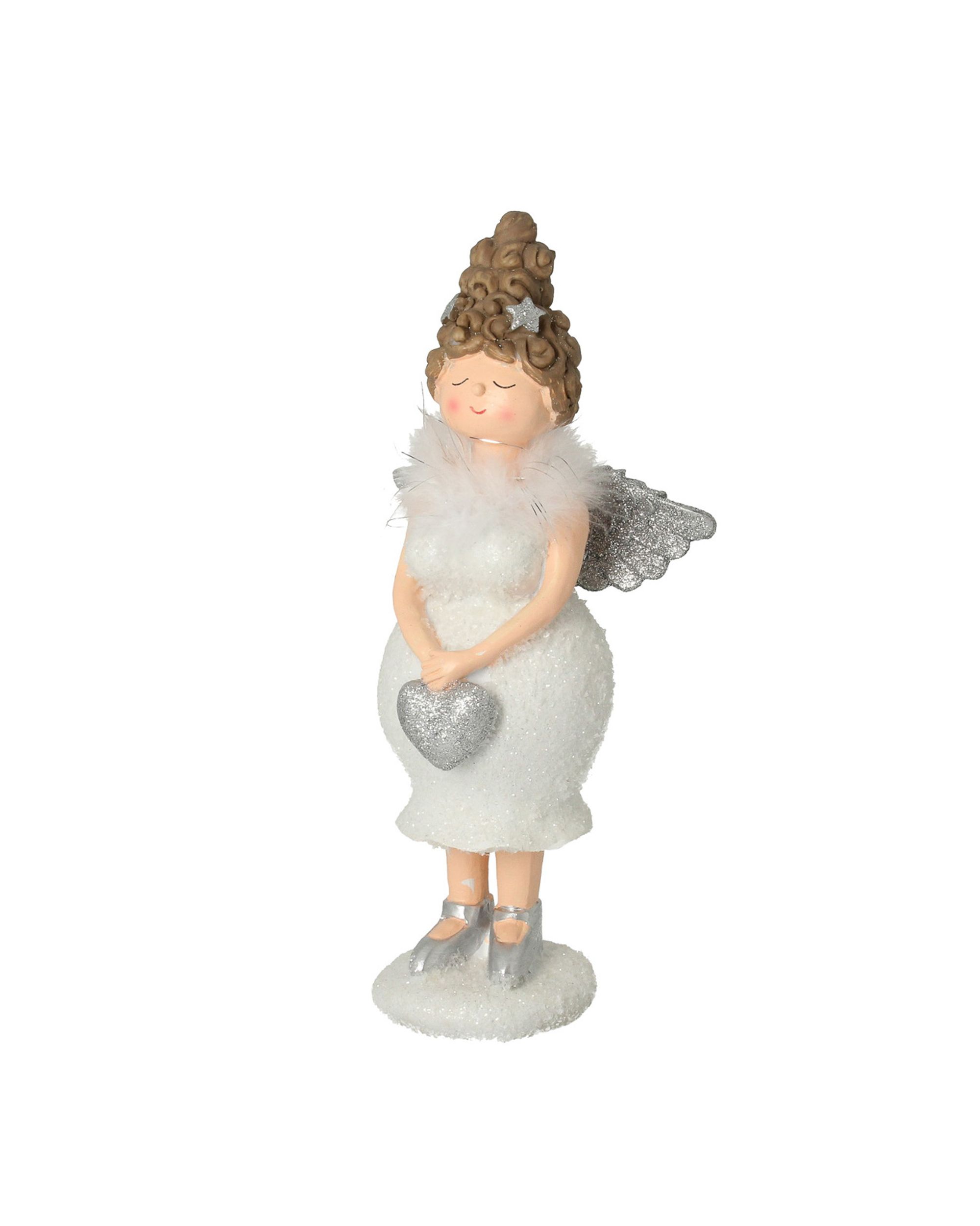 Figurka Angel Heart 30 cm silver (hover)