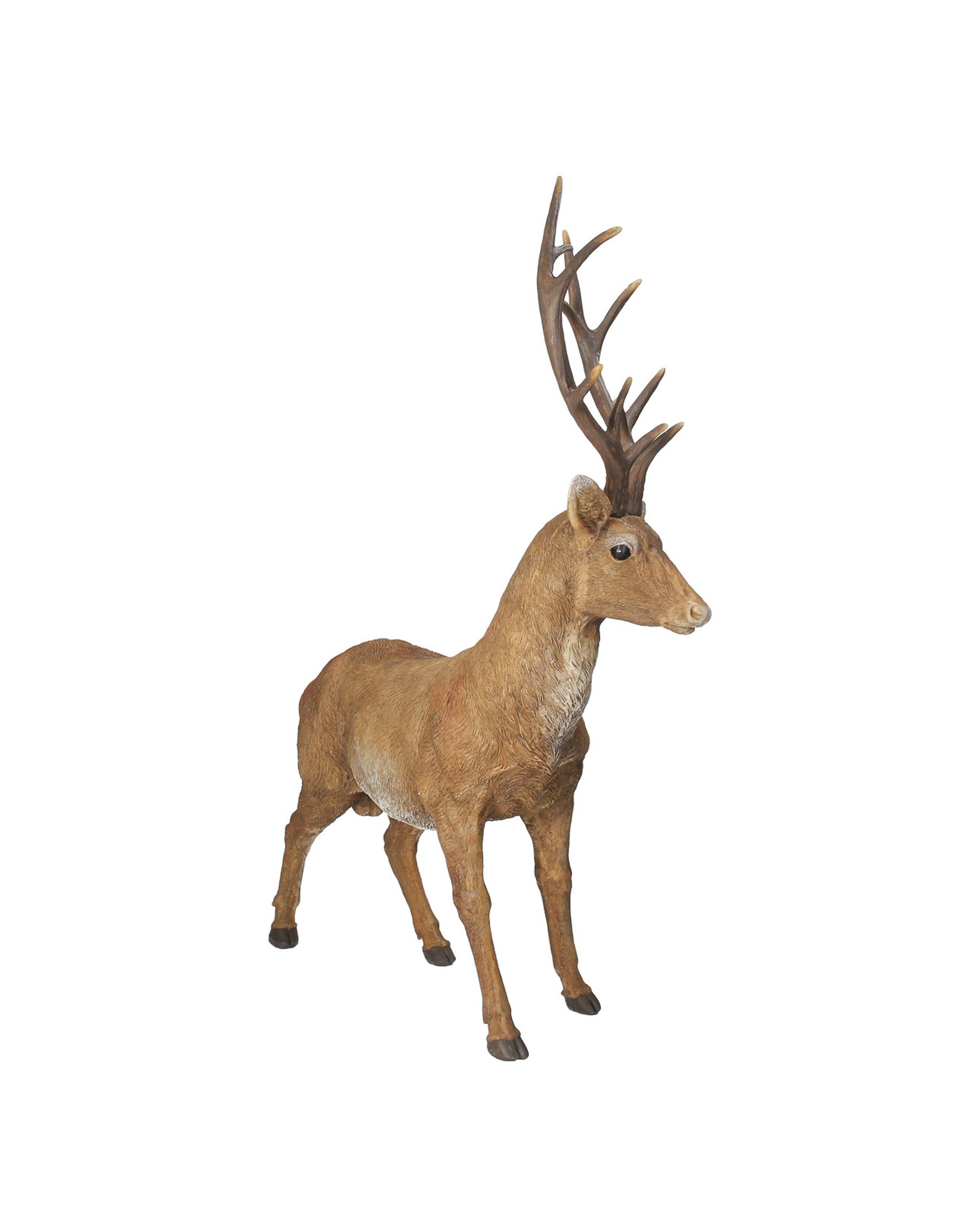 Figurka Deer 56x20x69 cm brown (hover)
