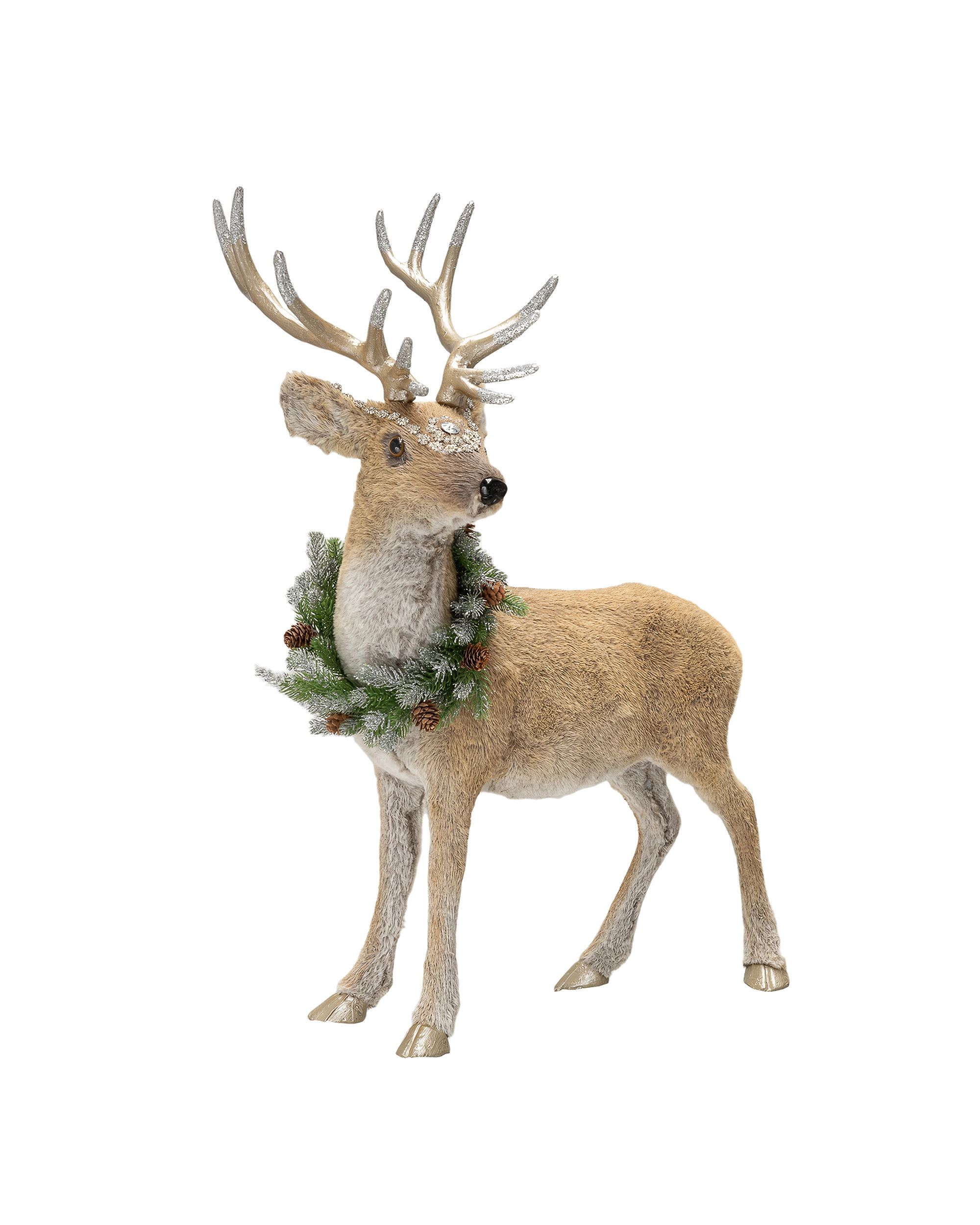 Figurka Winter Deer 60x35x77 cm