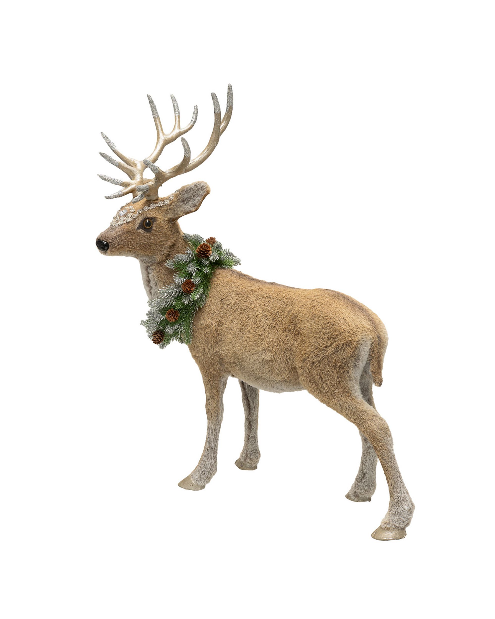 Figurka Winter Deer 60x35x77 cm (hover)