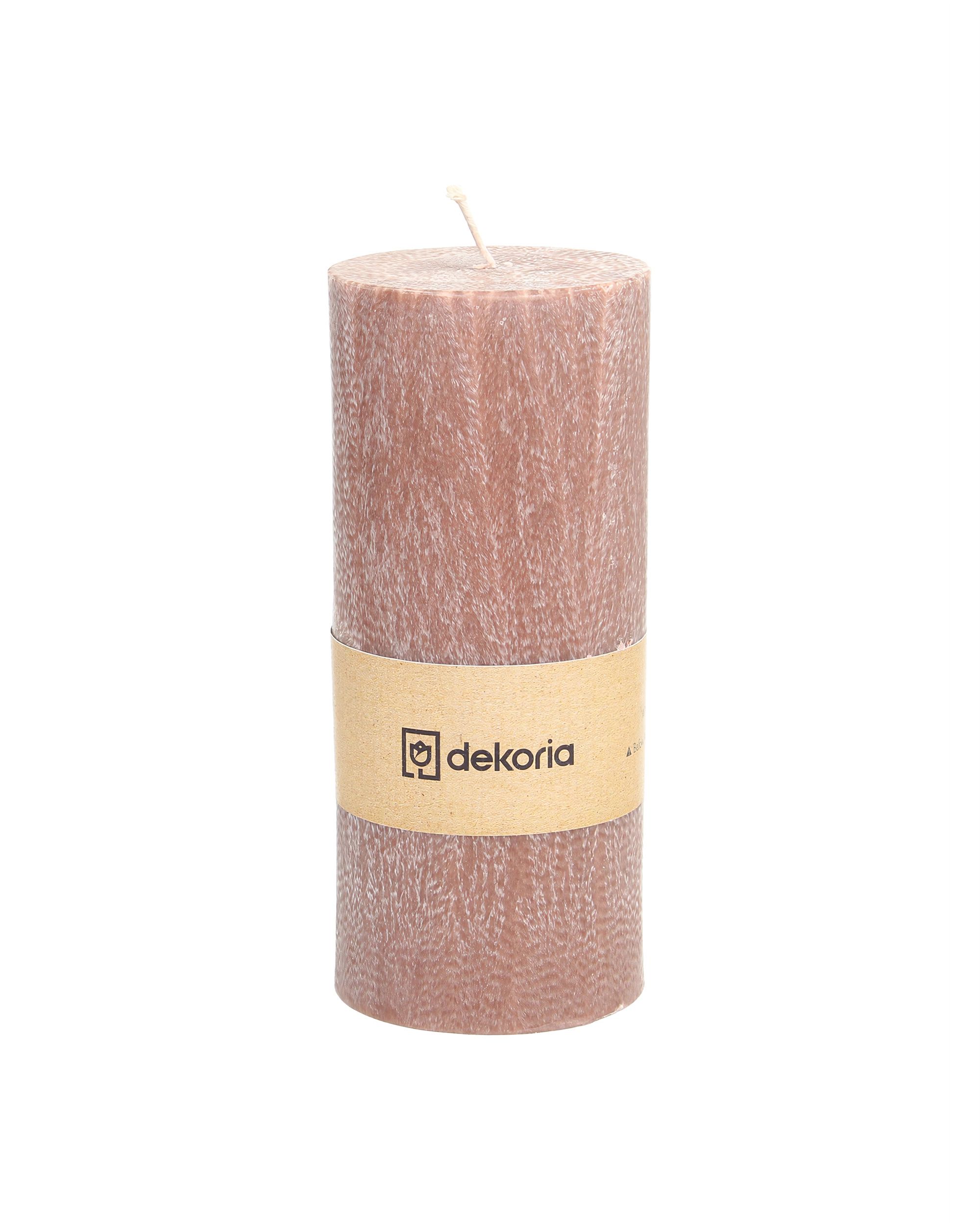 Świeca zapachowa palmowa walec Old Pink