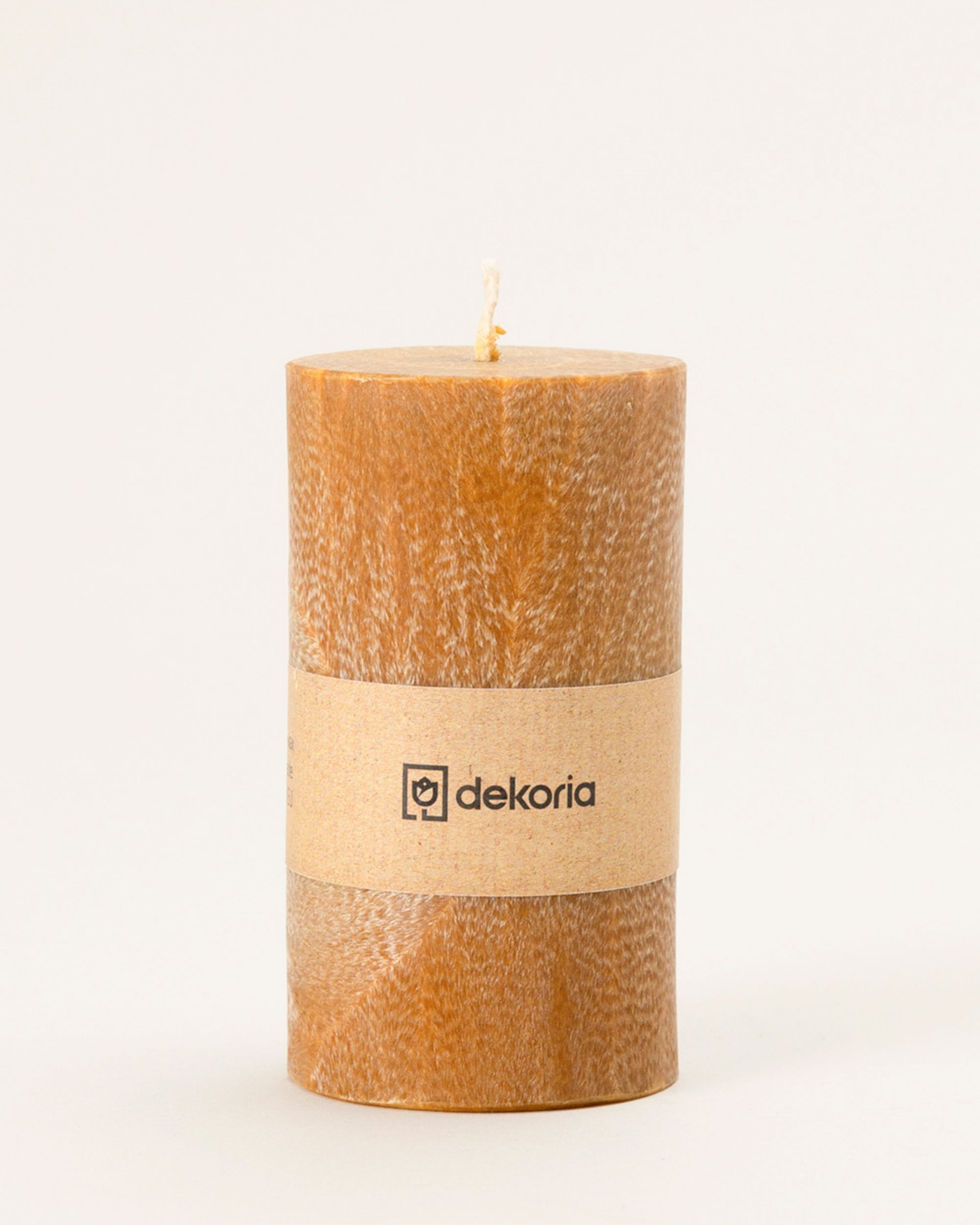 Świeca zapachowa palmowa walec Honey Brown