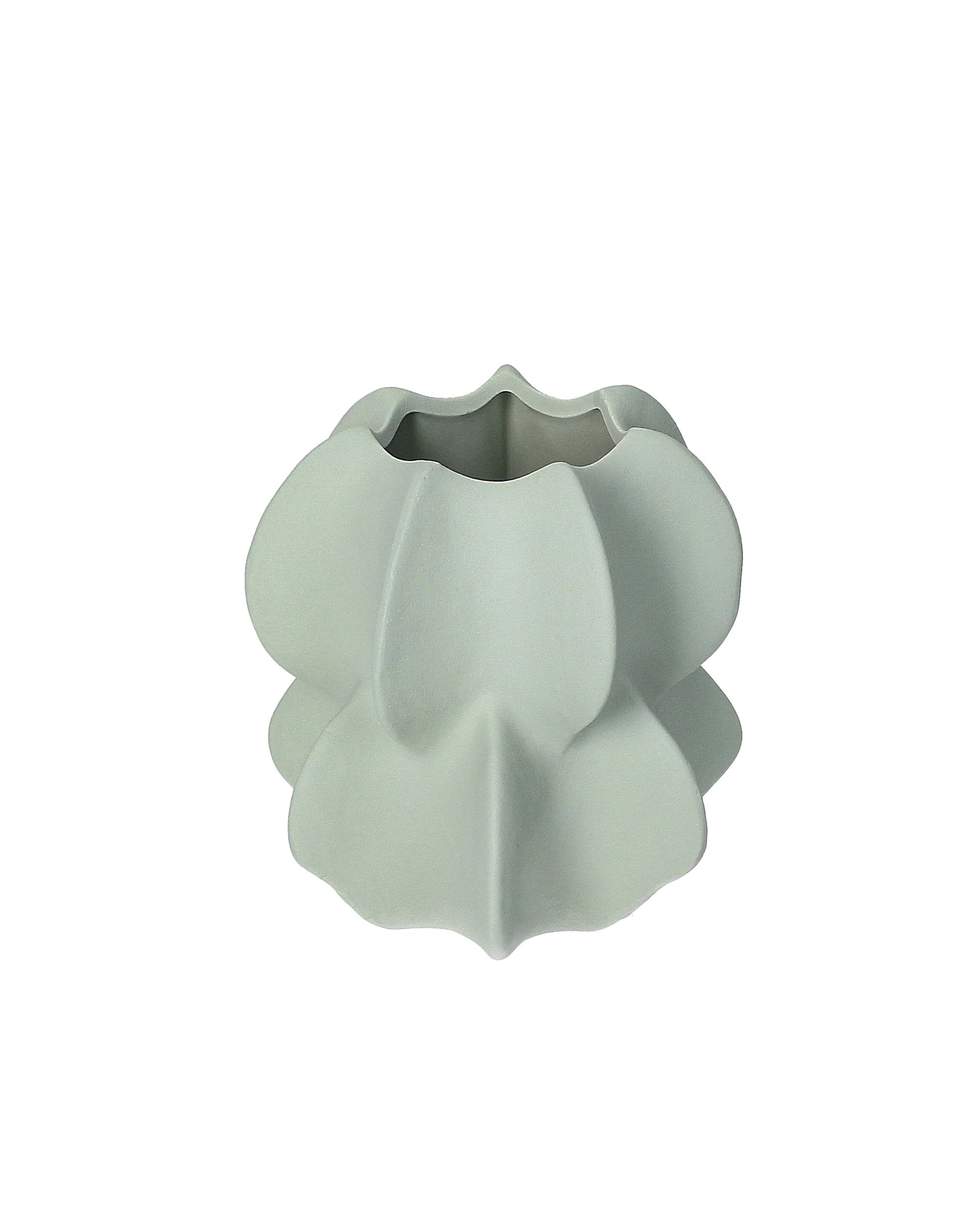 Wazon Petal Green 15x17 cm