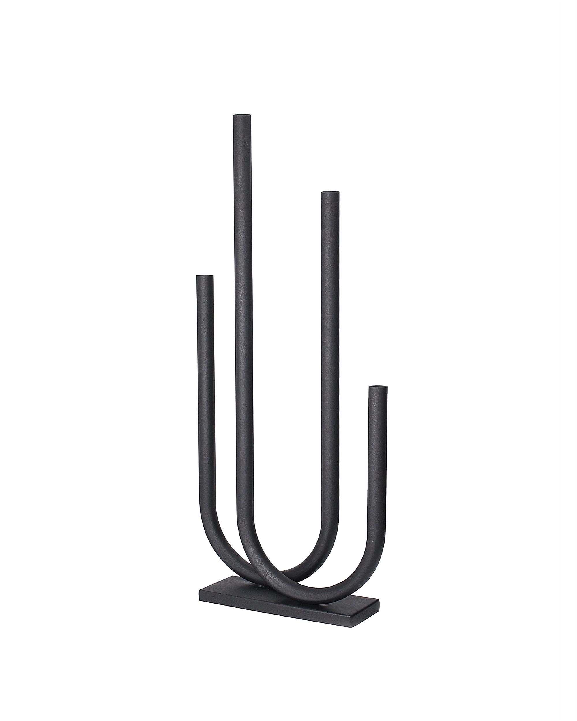 Świecznik metalowy Sculptura 30x9x69 cm