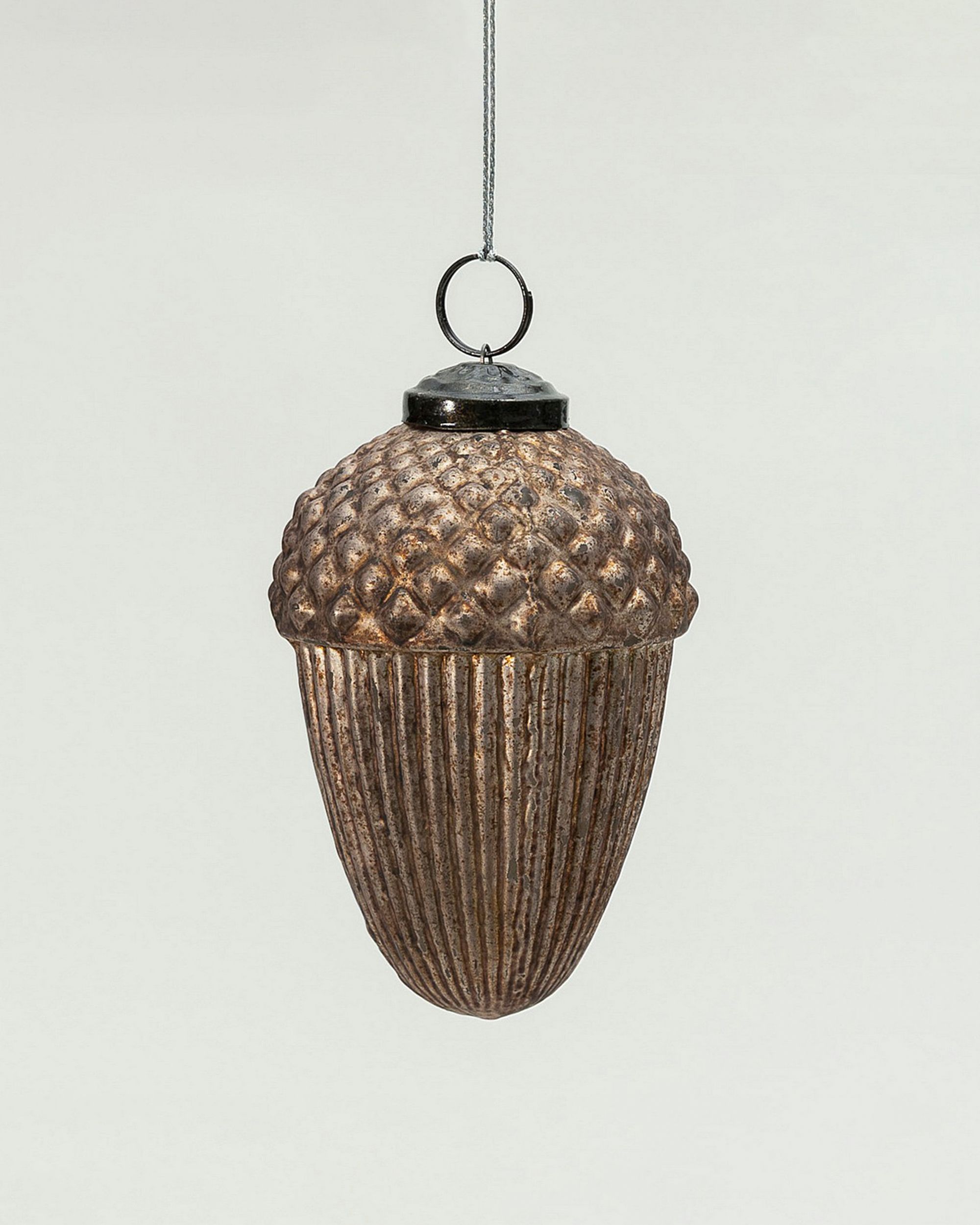 Bombka szklana Acorn Gold 7x7x10 cm
